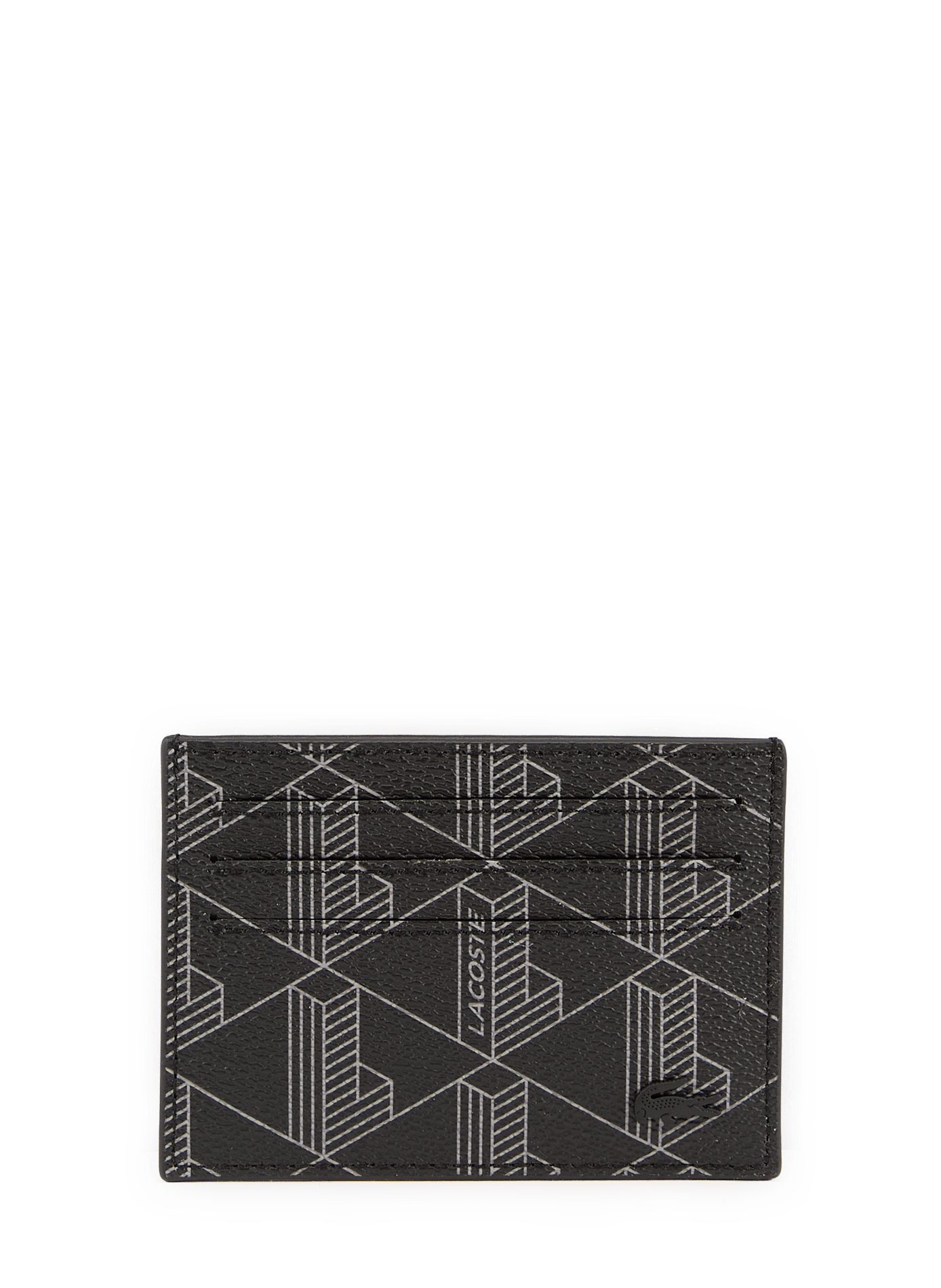 Logo embossed cardholder LACOSTE Grey