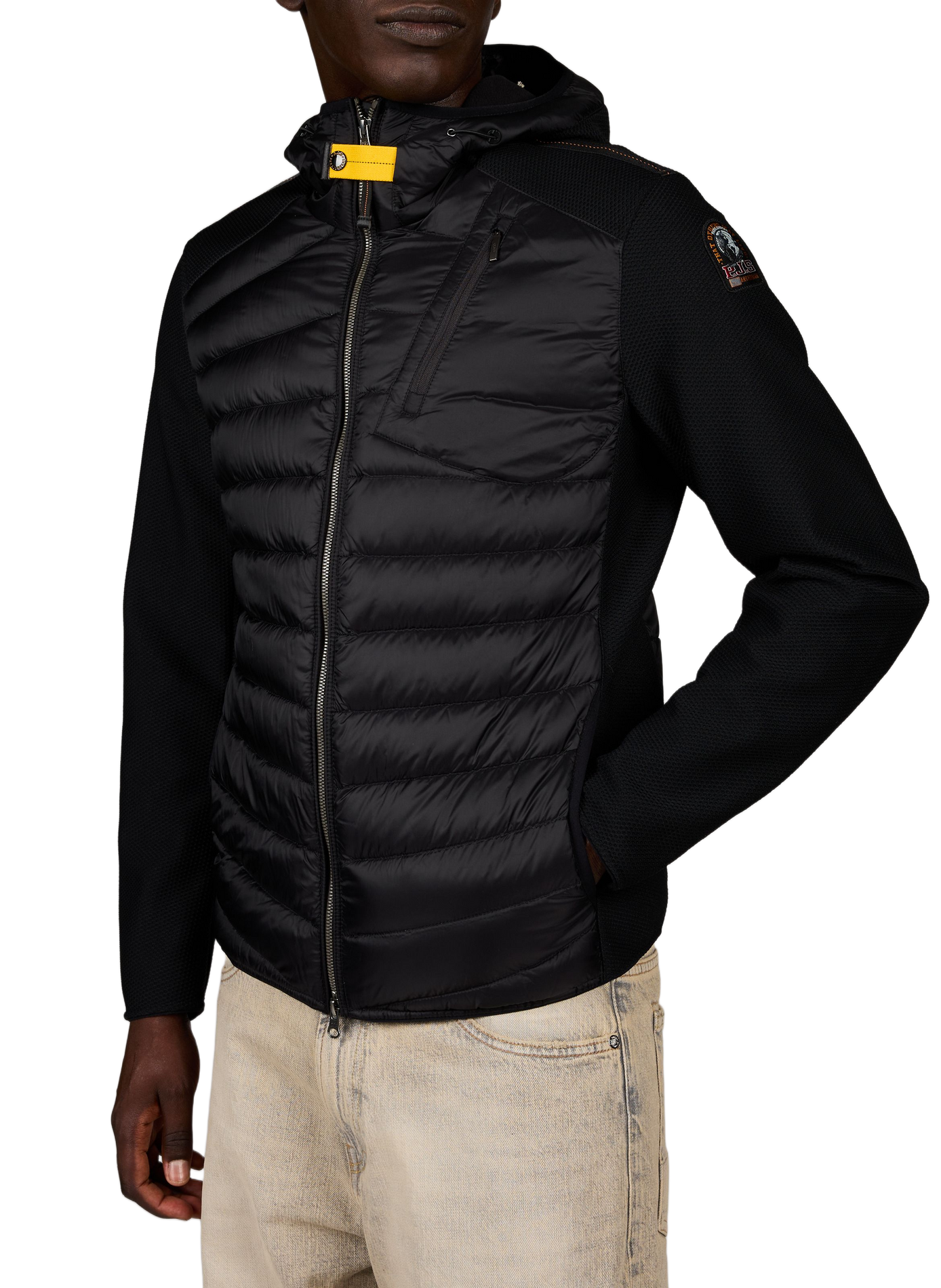 Blouson Nolan bi-matière PARAJUMPERS Noir