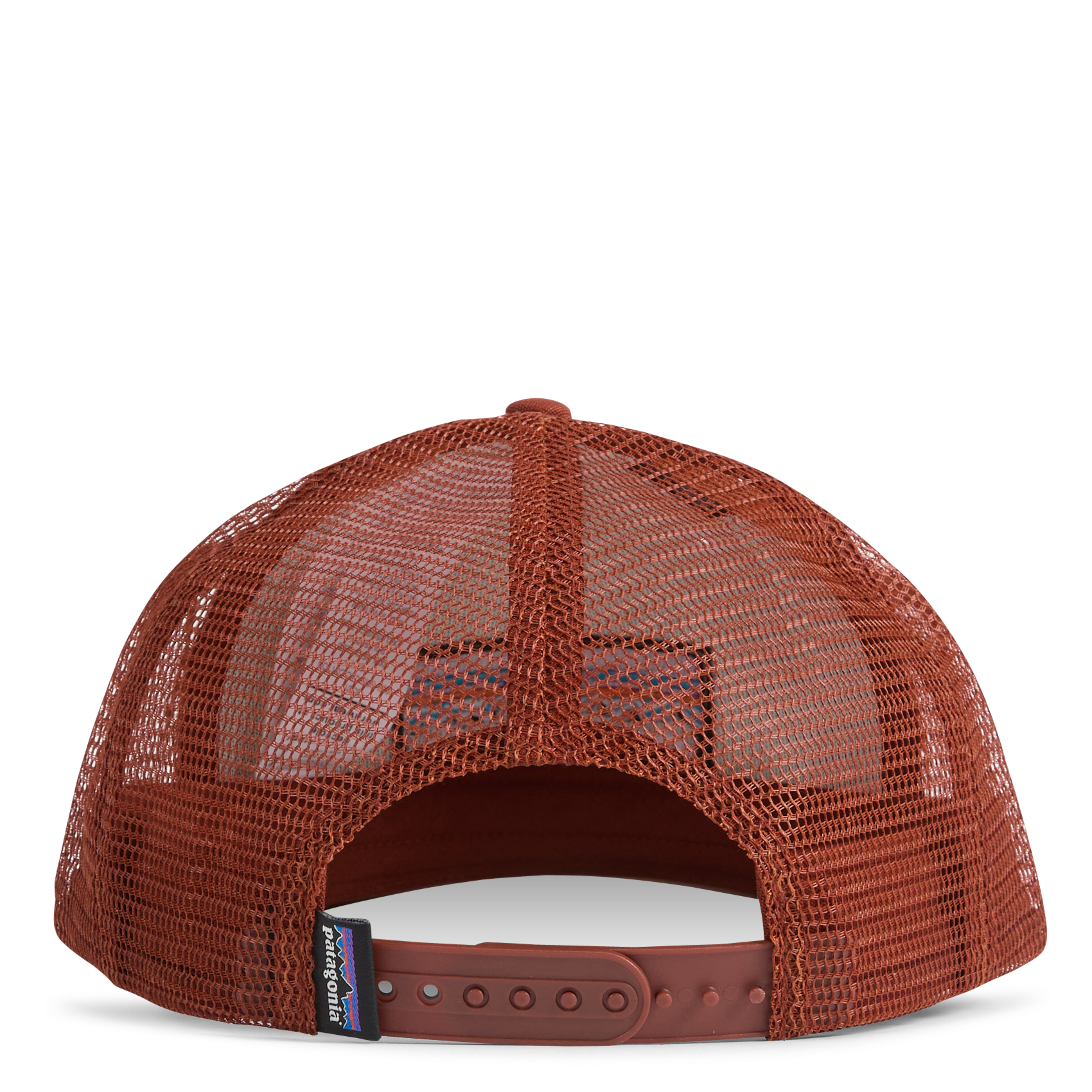 Casquette ajustable en coton bio et résille PATAGONIA Rouge