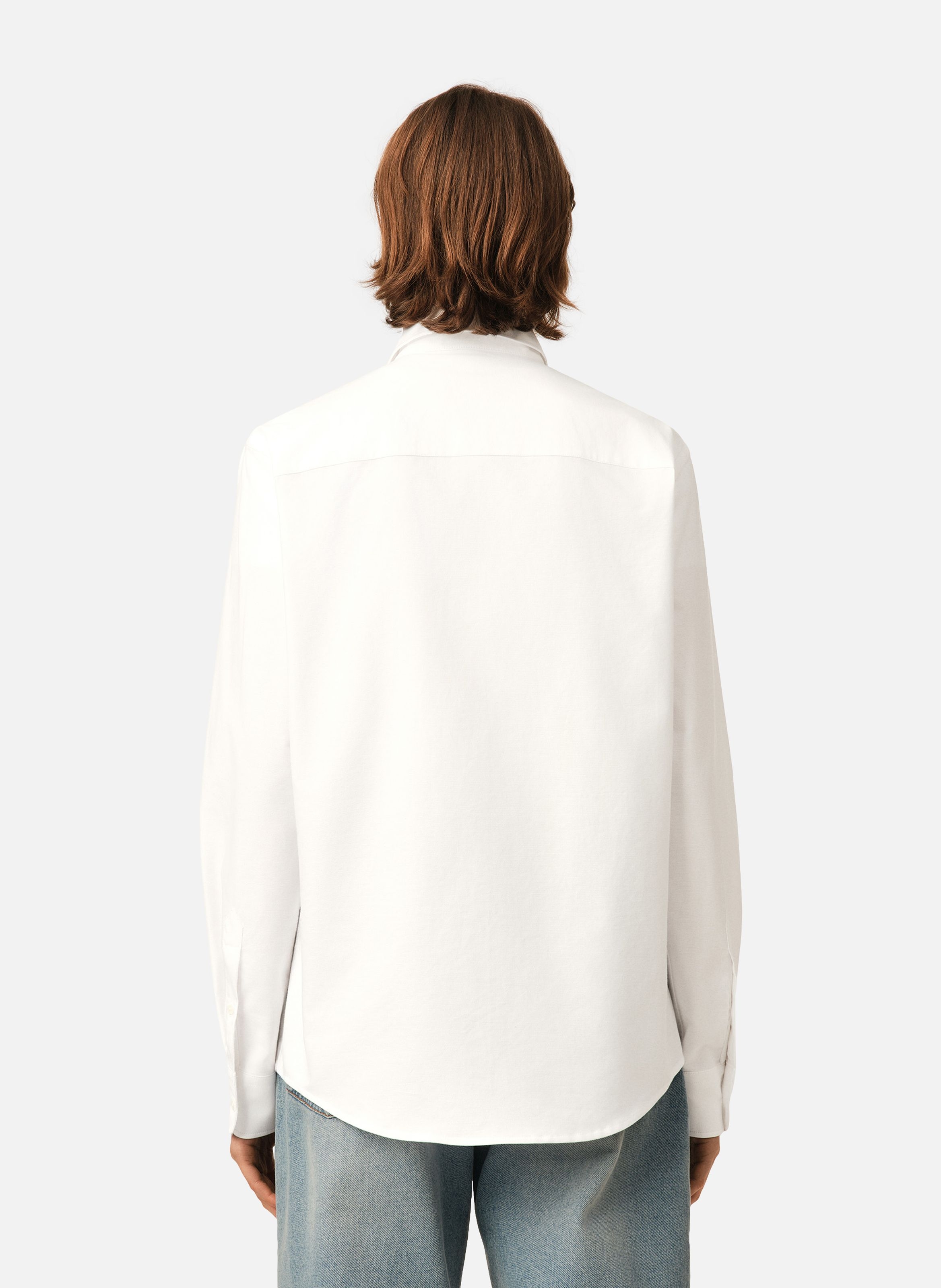 Chemise col boutonné ami de coeur unisexe AMI PARIS Blanc