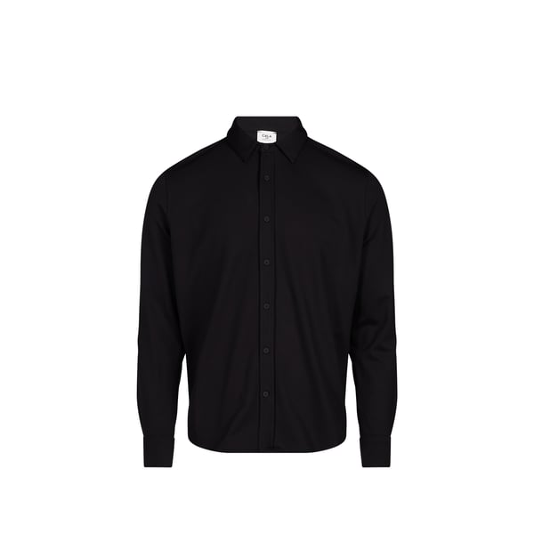 Chemise Jean Hydra droite col classique effet satiné Chemise Jean Hydra droite col classique effet satiné