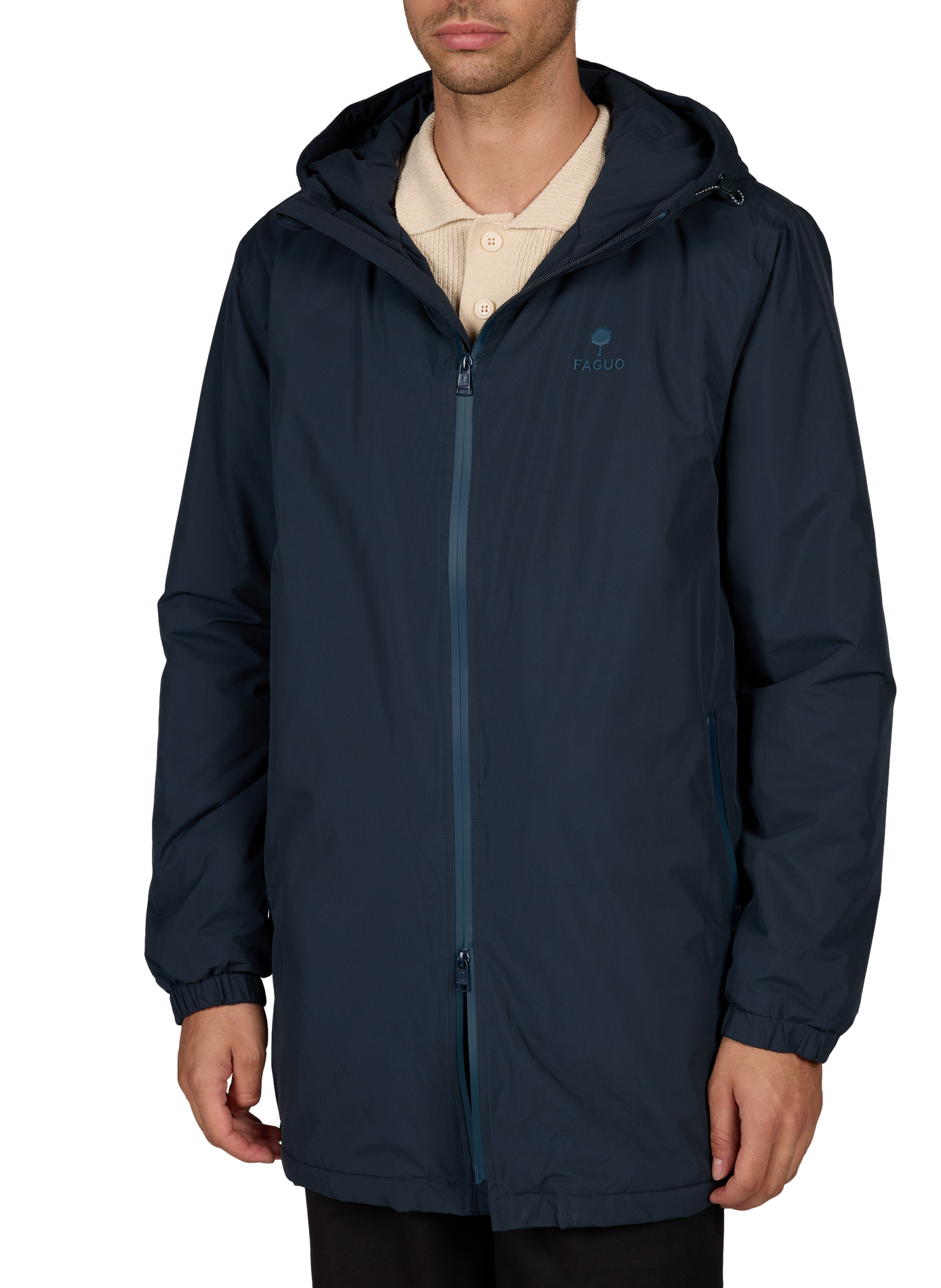 Parka mit Kapuze FAGUO Blau