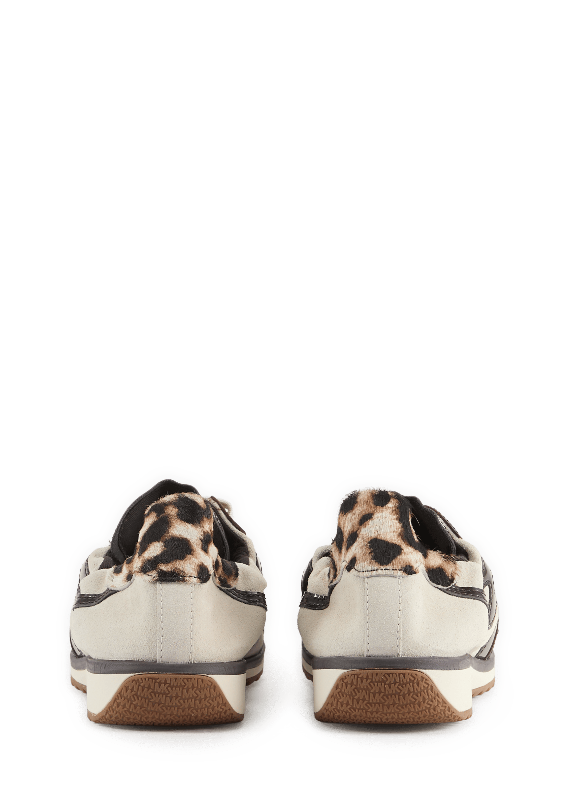 Colt lace-up leather sneakers MICHAEL KORS Beige