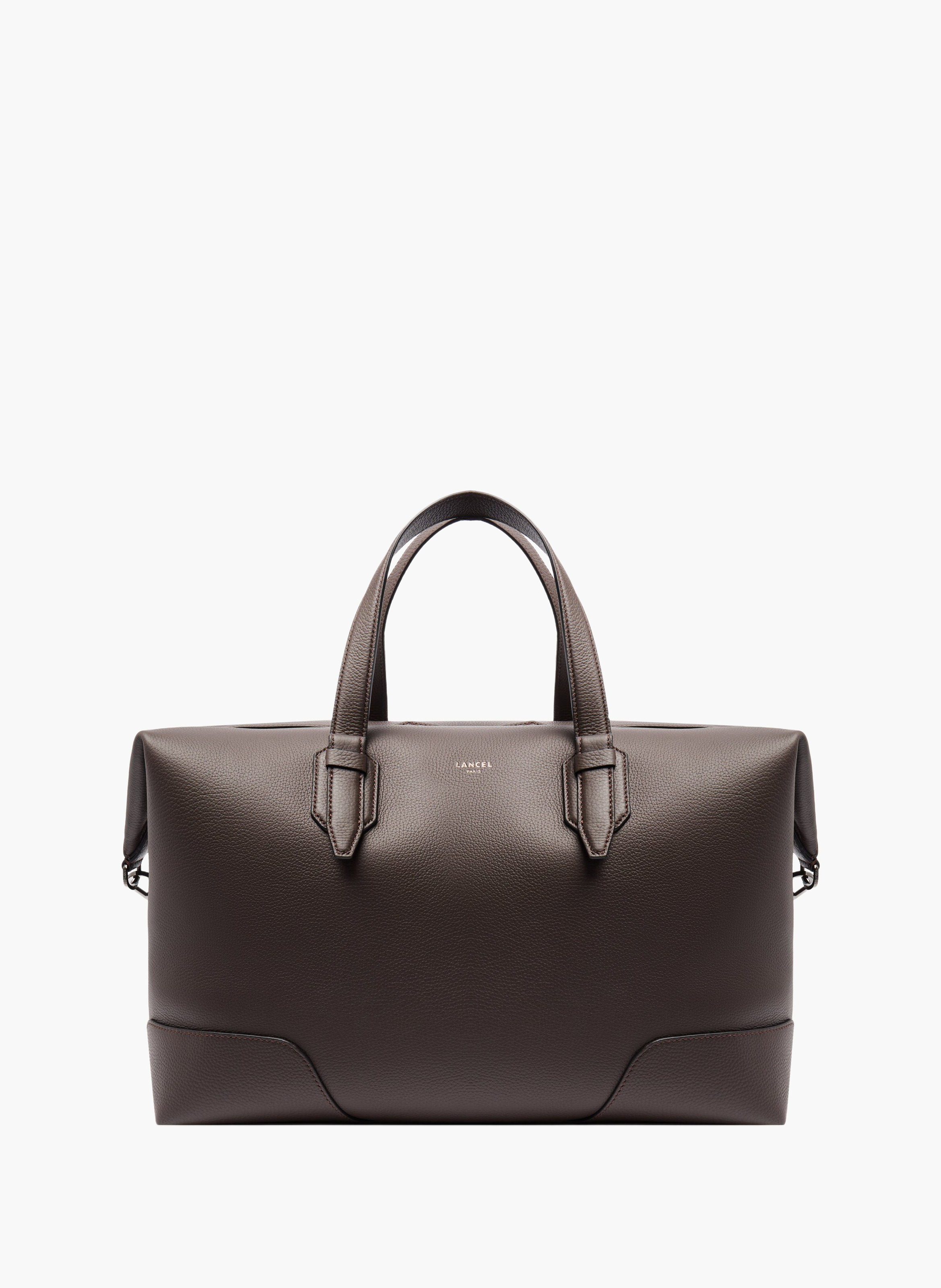 Charlie koker tas van generfd leer LANCEL Bruin