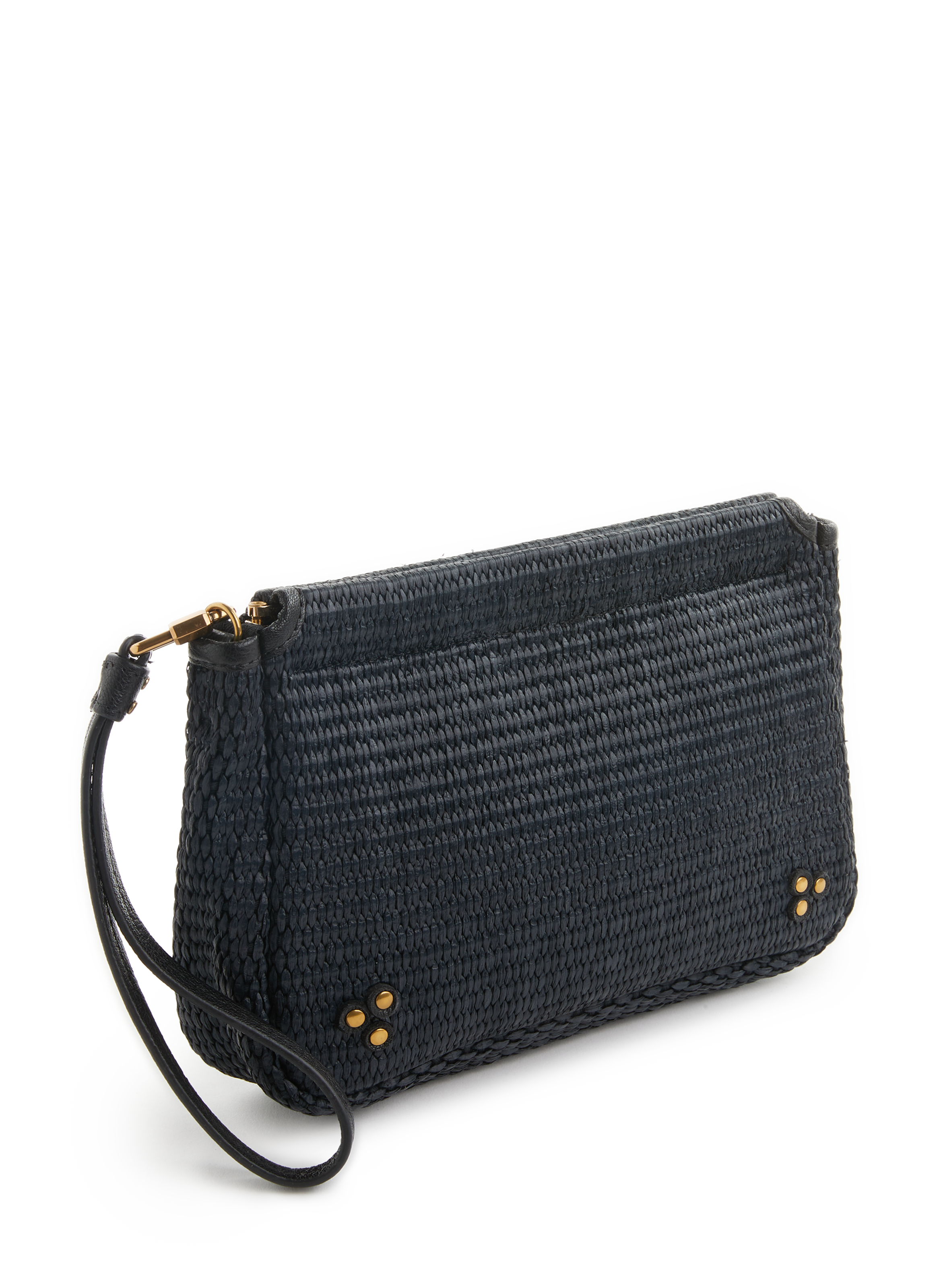 Pochette Clap L en raphia