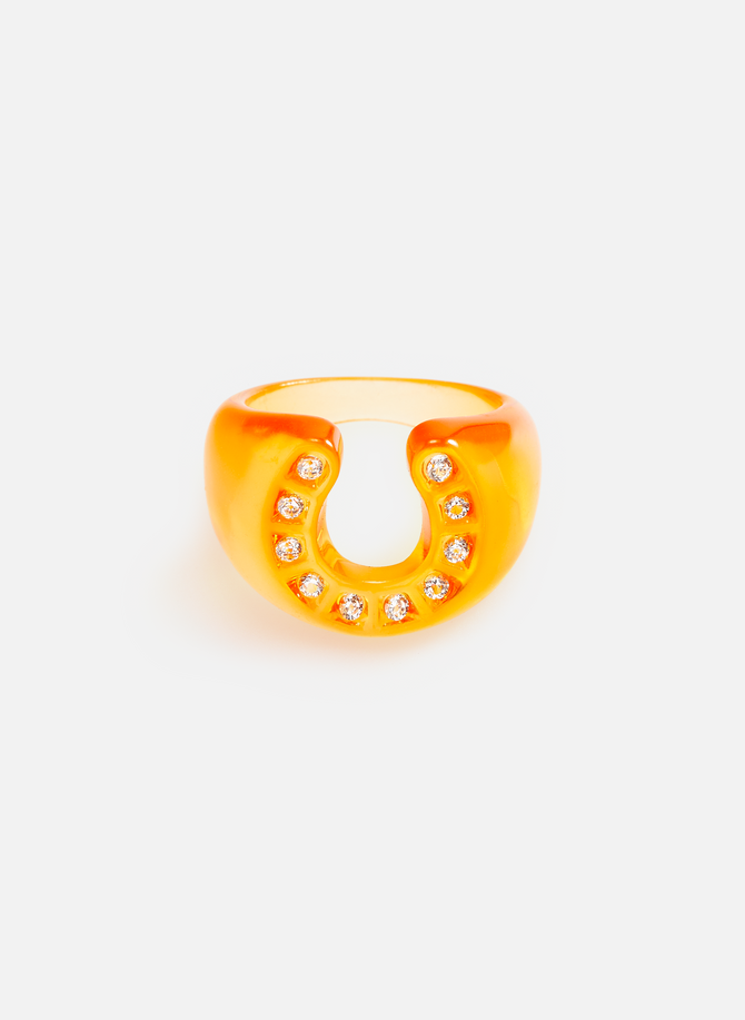 Glückskristall-Dunst-Ring