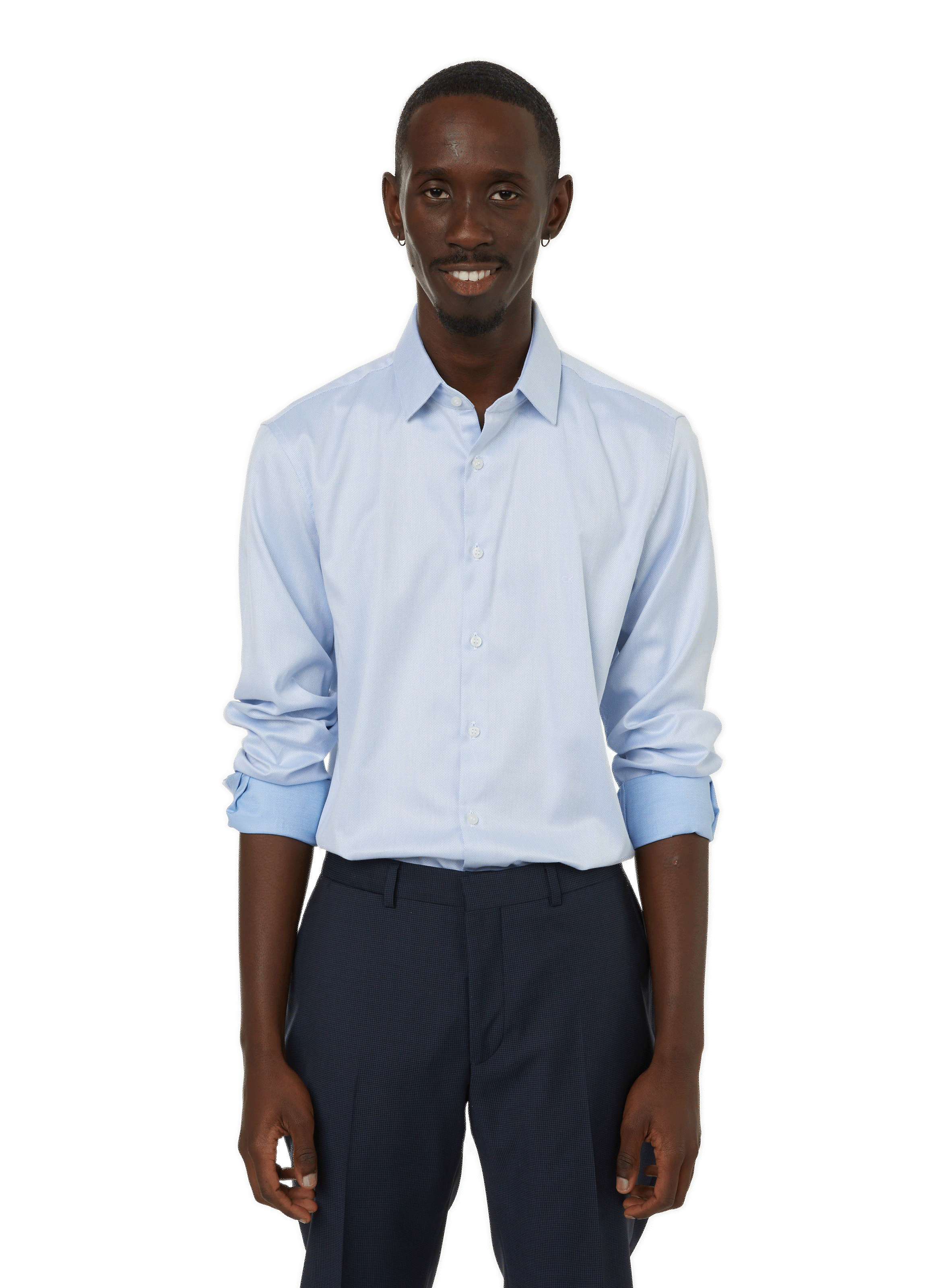 Chemise slim en coton