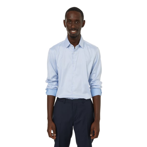 Chemise slim en coton