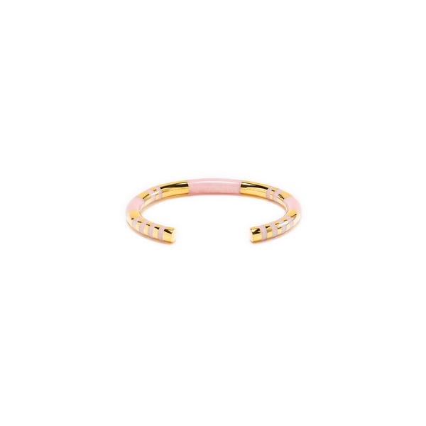 Bracelet jonc rayé
