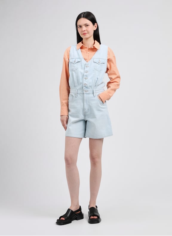Combinaison en jean sans manches Bleu by LEVI'S LEVI'S Combinaison en jean sans manches Bleu