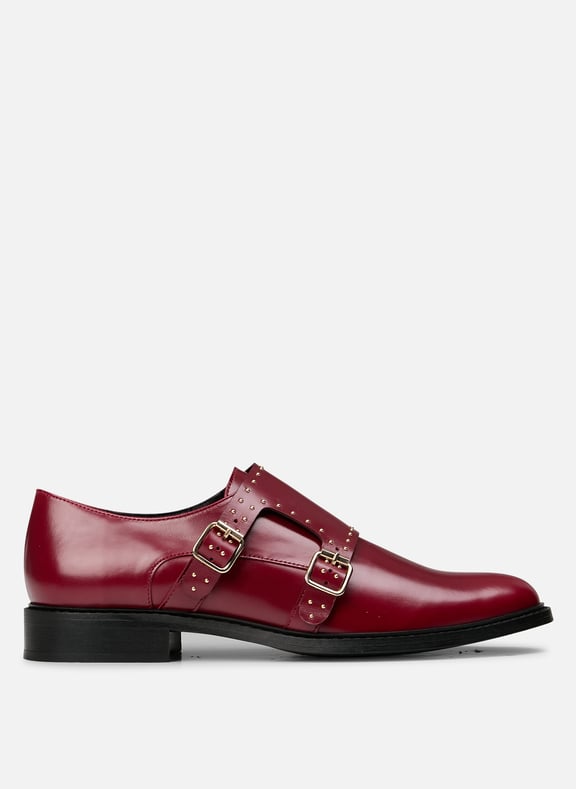 Derbies en cuir marcel Rouge by MAISON 123 MAISON 123 Derbies en cuir marcel Rouge