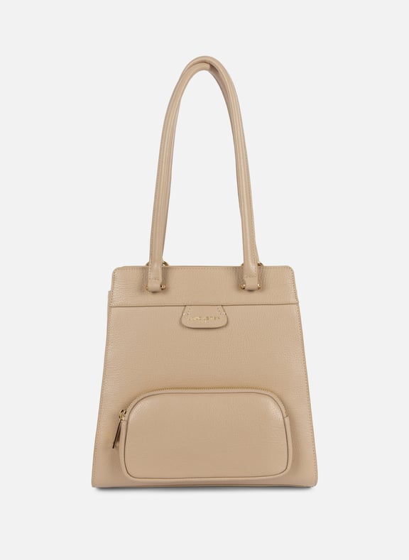 Multifunction backpack - Dune Beige by LANCASTER LANCASTER Multifunction backpack - Dune Beige