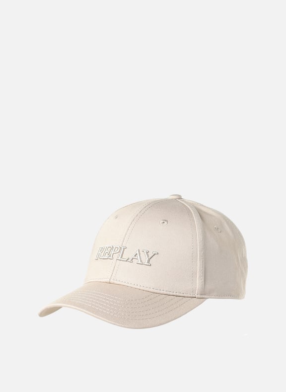 Casquette à logo brodé Blanc by REPLAY REPLAY Casquette à logo brodé Blanc