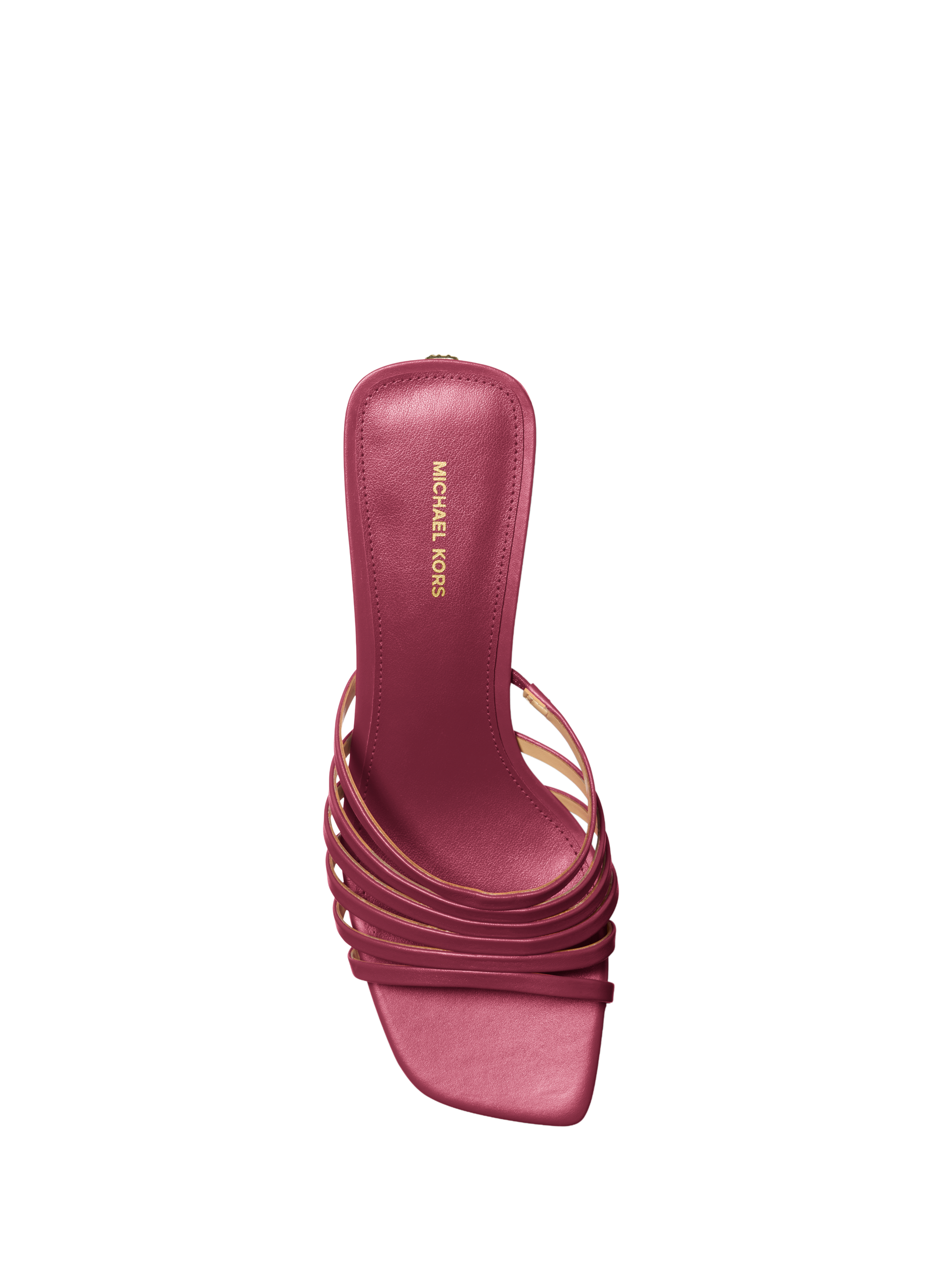 Calfskin Leather Mules MICHAEL KORS Red