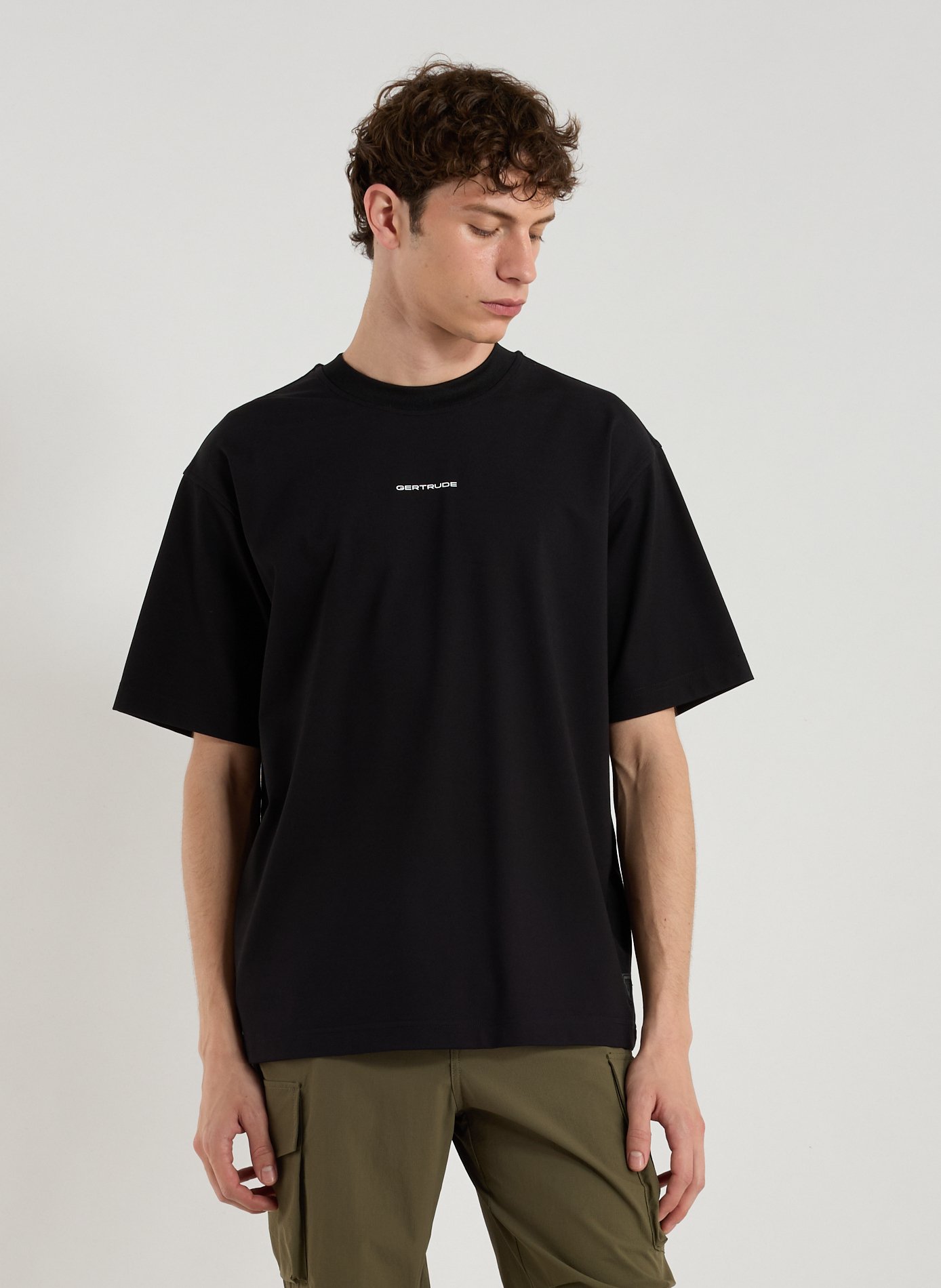 GERTRUDE ET GASTON Plain T-shirt Black