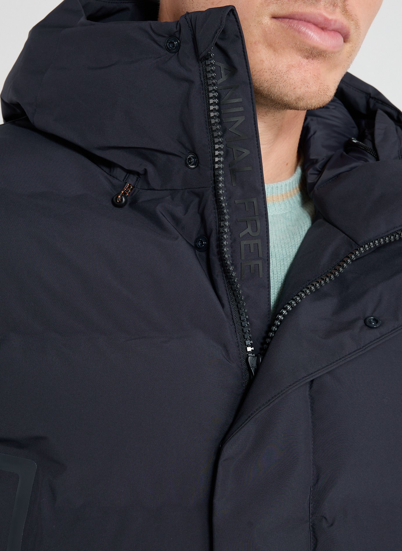 Doudoune droite Quinlan à capuche matelassée  SAVE THE DUCK Bleu