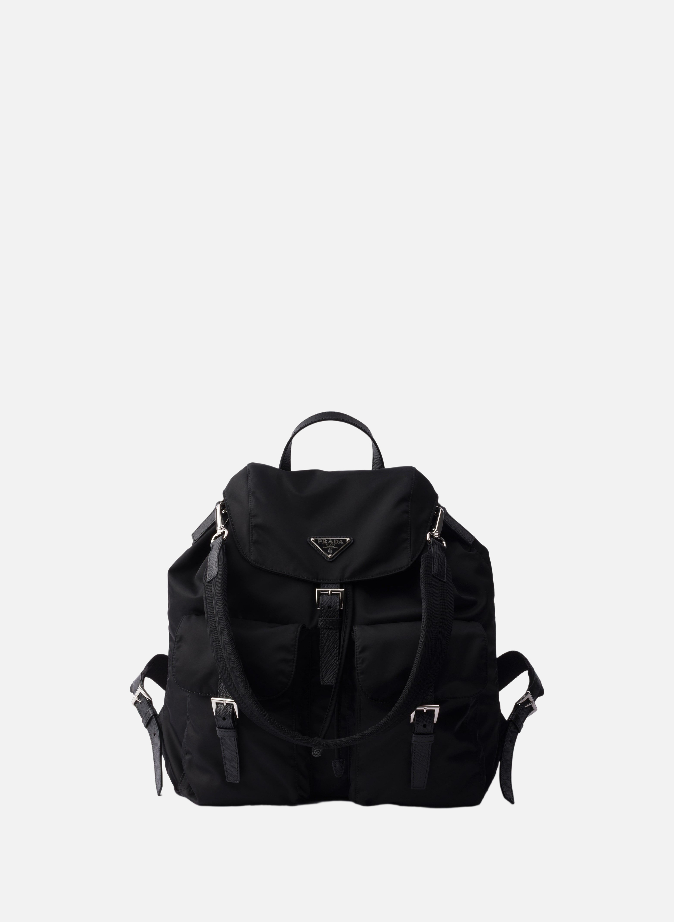 Sac à dos en re-nylon PRADA Noir