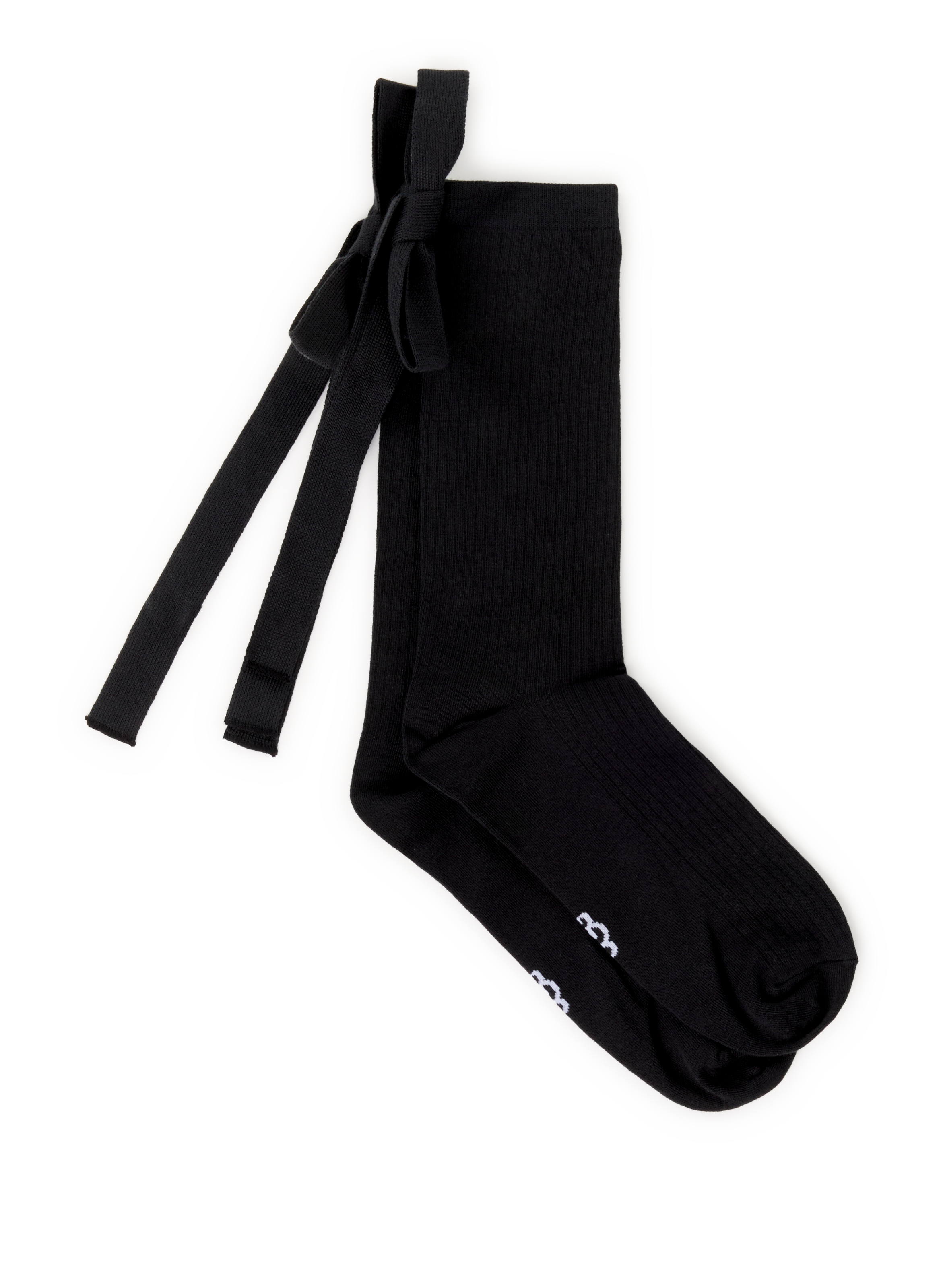 UGG Mid-high socks with bow in blended cotton Black