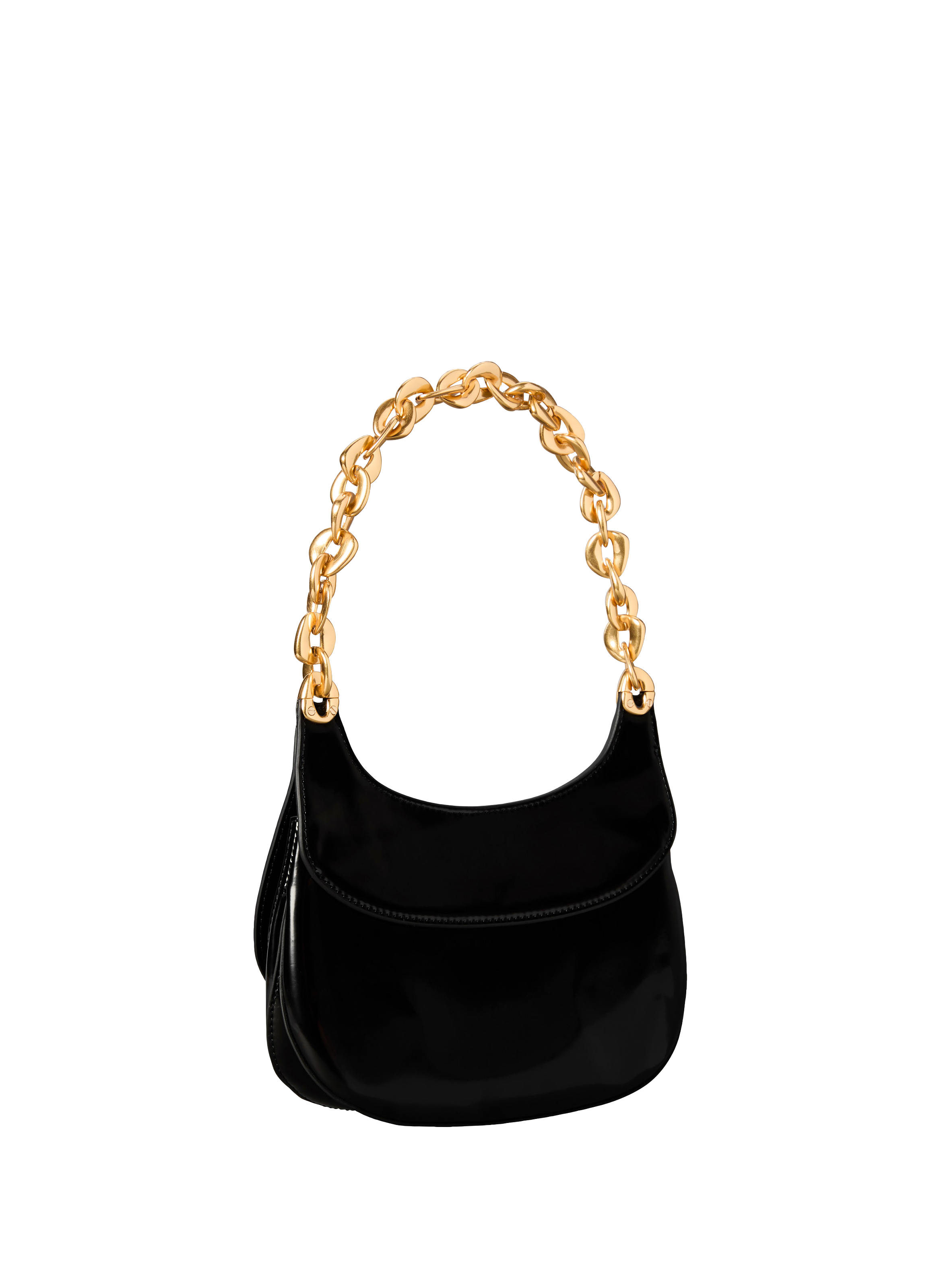 Shoulder bag with chain strap CALVIN KLEIN Black