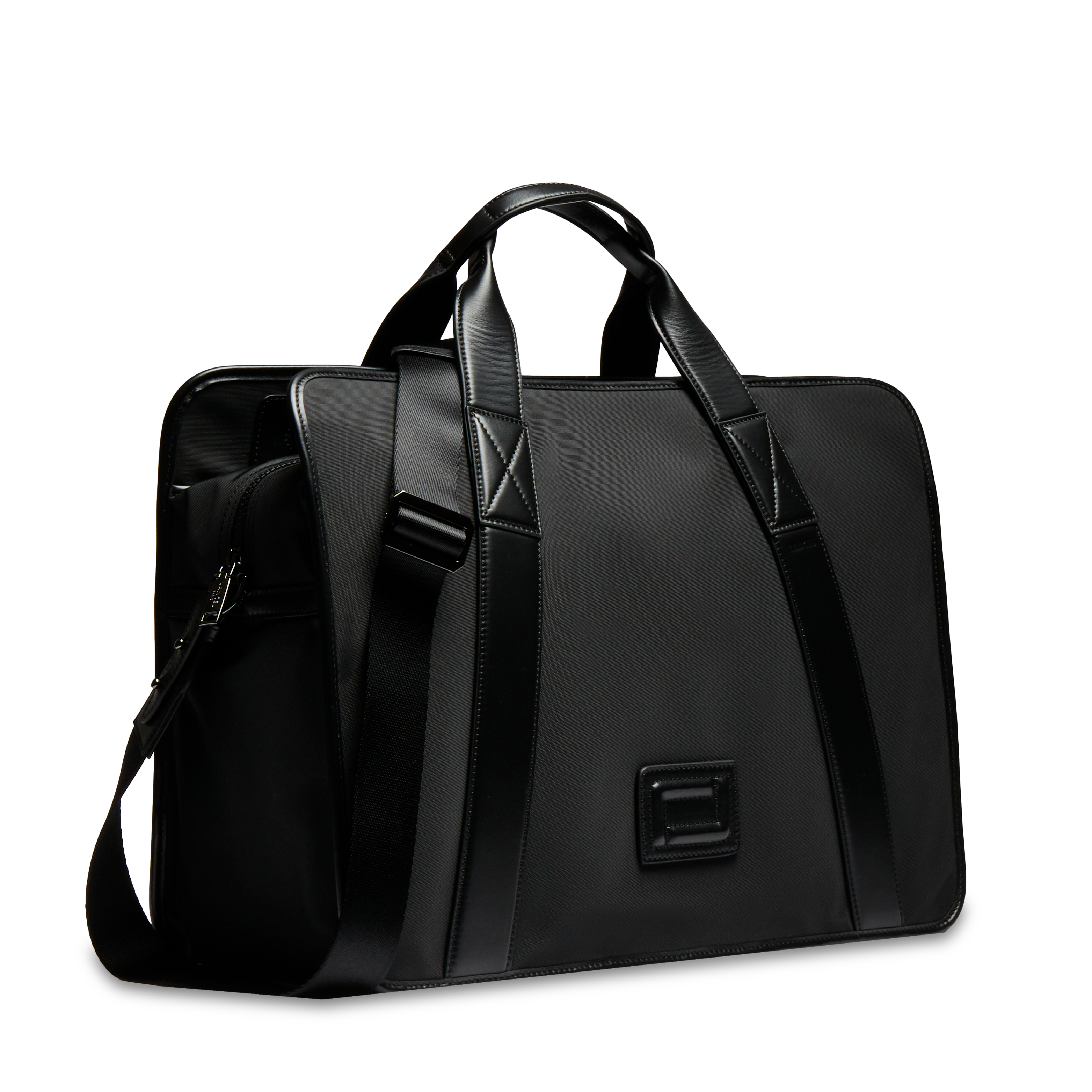 Sac weekend zippé 45 mistral de lancel en nylon LANCEL Noir