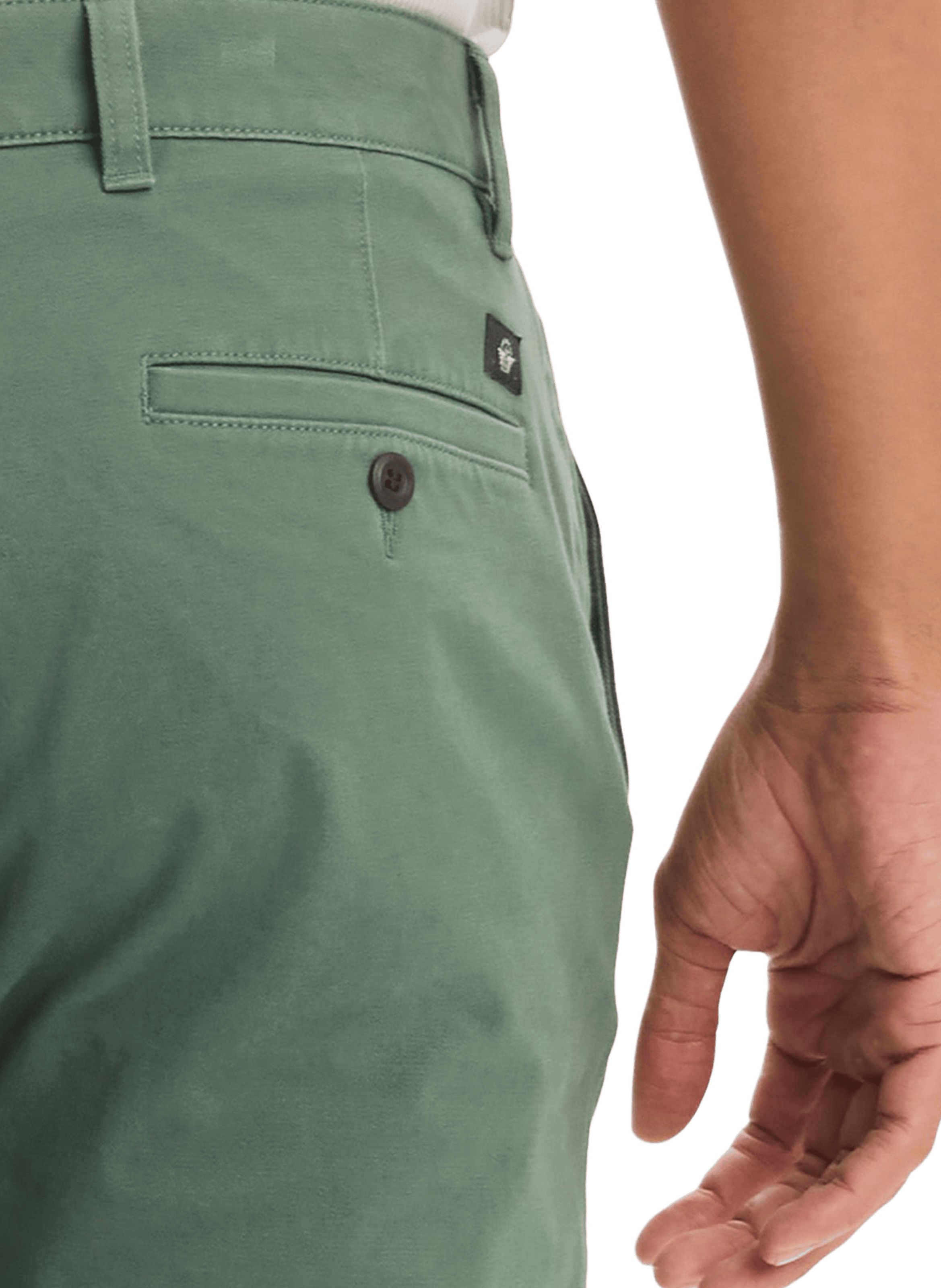 Pantalon chino en coton mélangé DOCKERS Vert