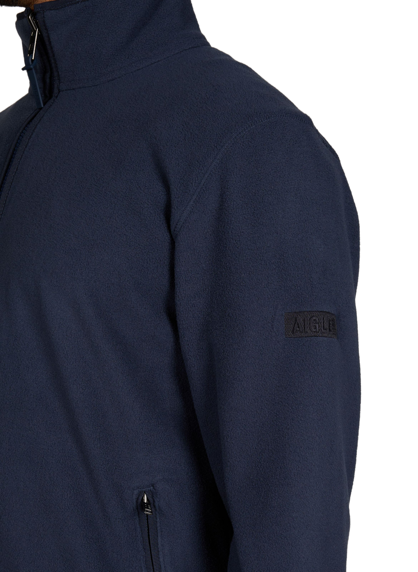 Fleece jacket with high neck AIGLE Blue