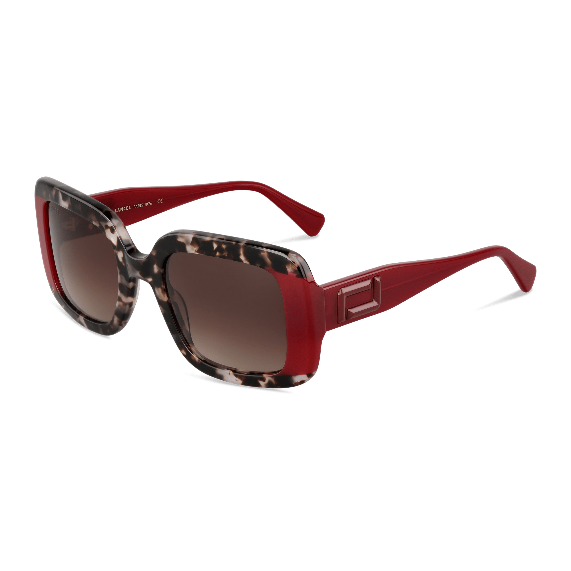 Lunettes de soleil swann de lancel en acétate LANCEL Marron
