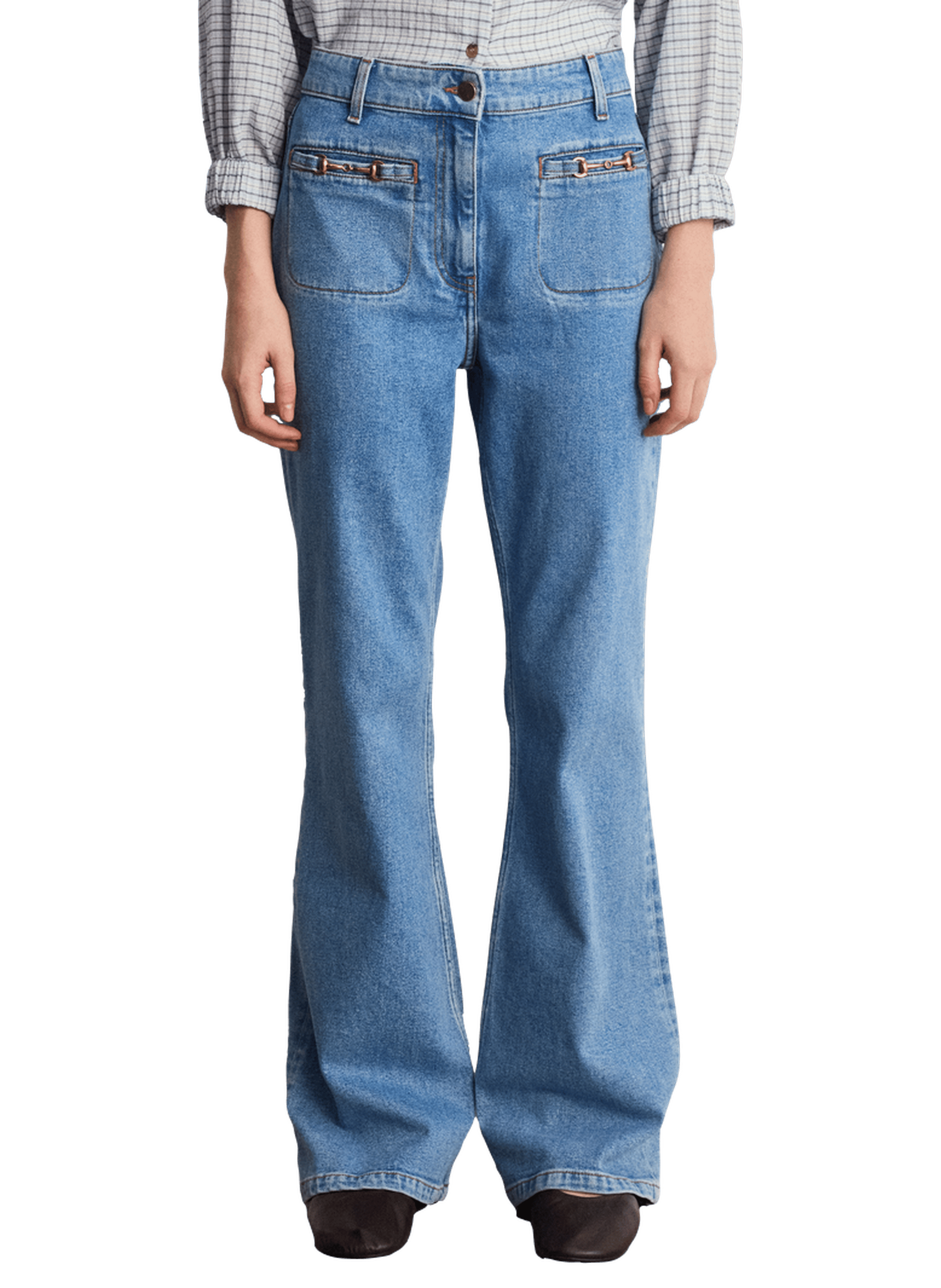 Jean bootcut à mors - brina PABLO Bleu