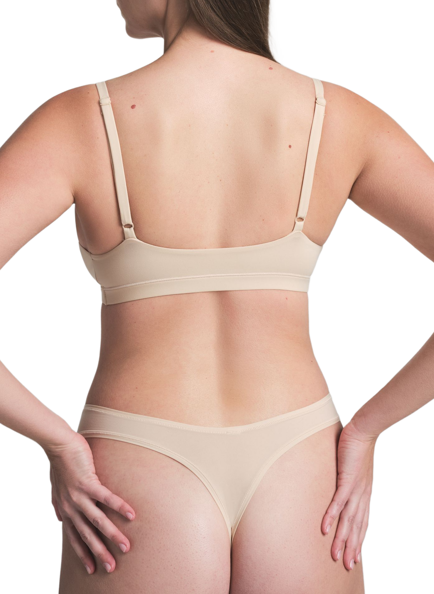 Solid triangle bralette SKIMS Beige