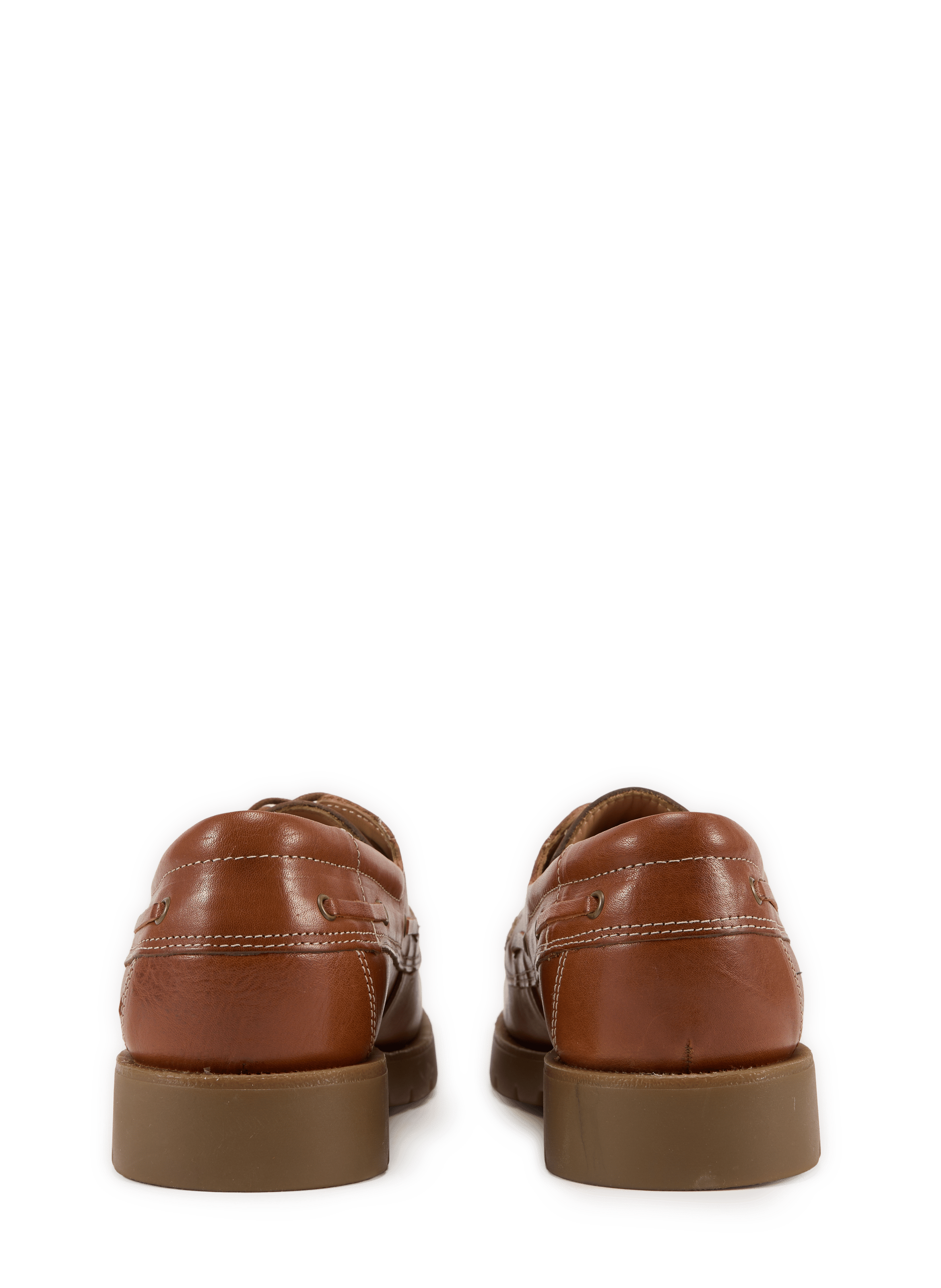 Calfskin leather loafers KLEMAN Brown