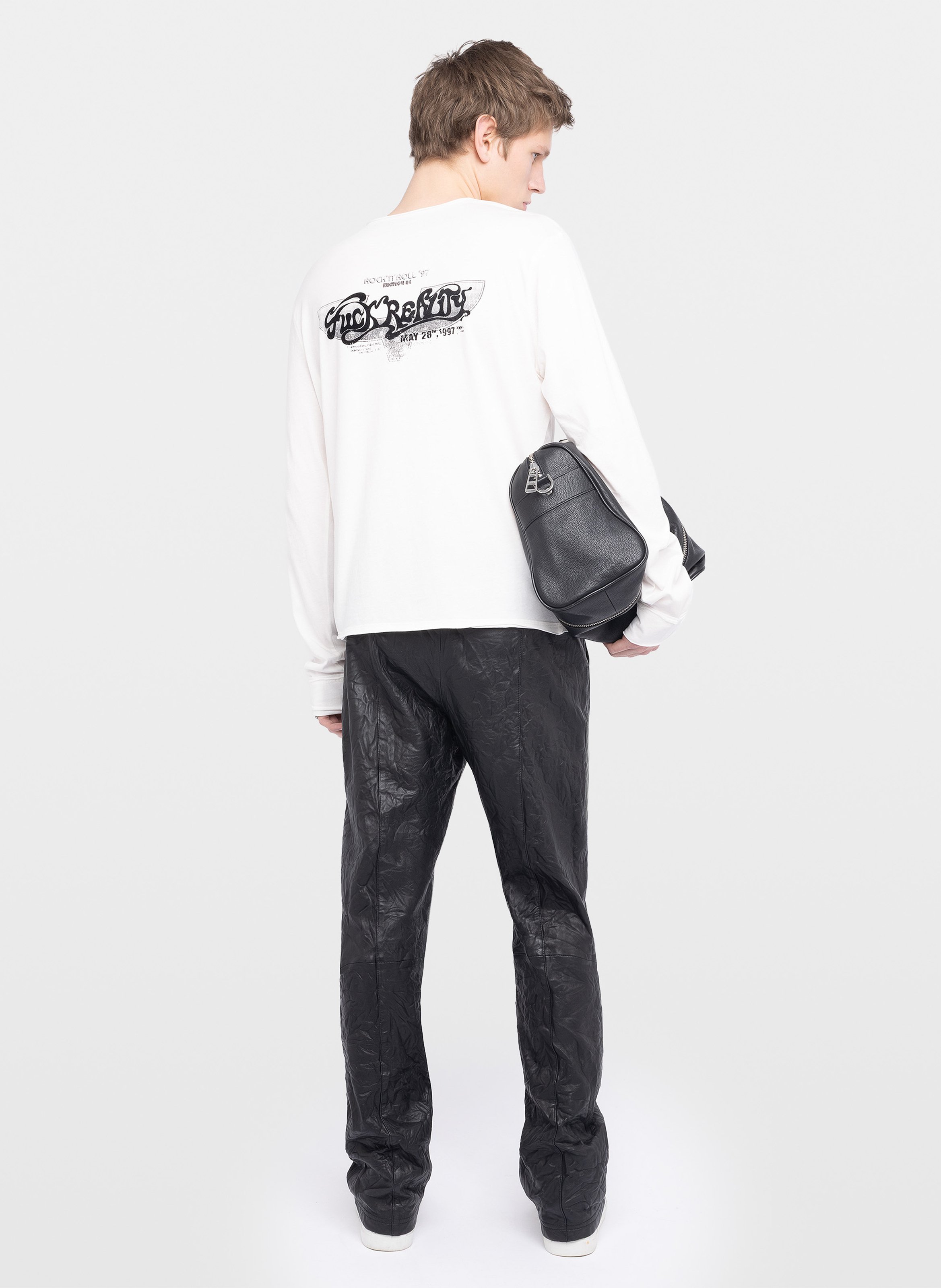 Tee-shirt col tunisien en coton bio monastir ZADIG&VOLTAIRE Blanc