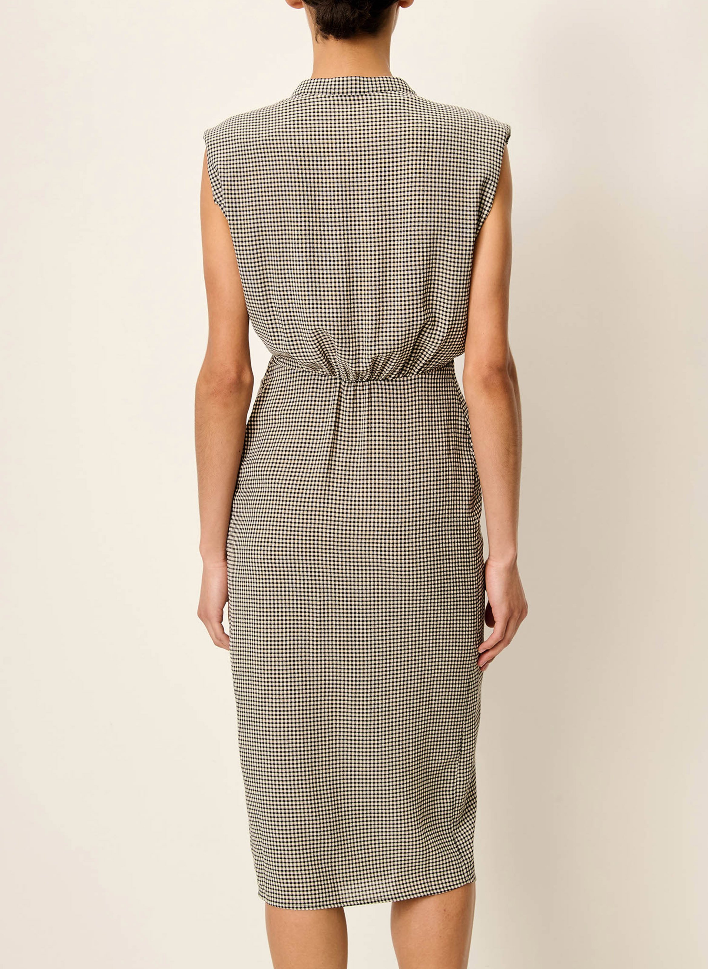 Robe midi col rond bellacala SESSUN Gris