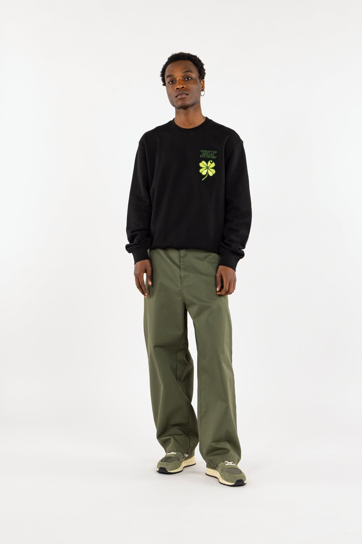 Sweatshirt clover sweat CARHARTT WIP Noir