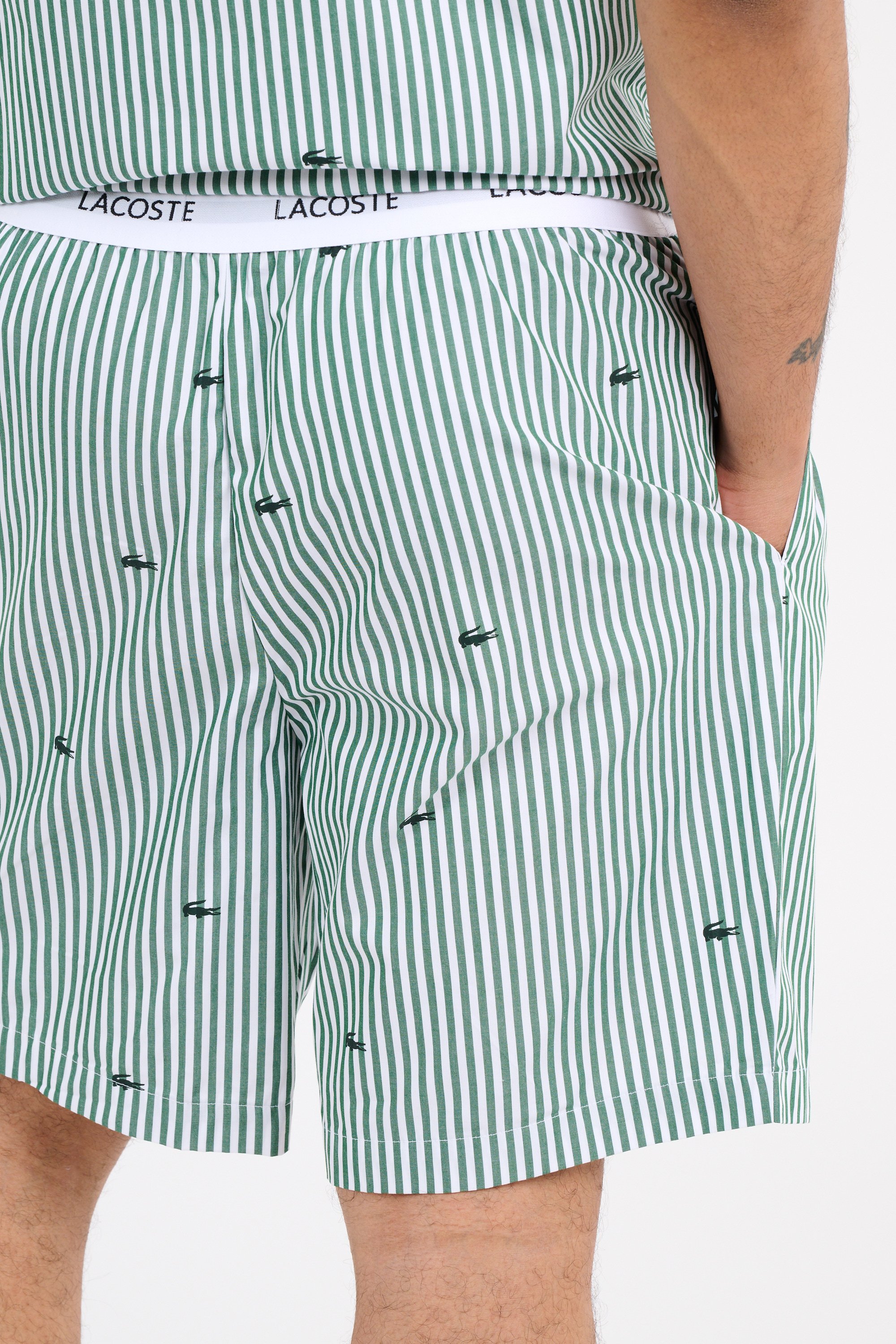 Ensemble de pyjama pyjama set LACOSTE Vert