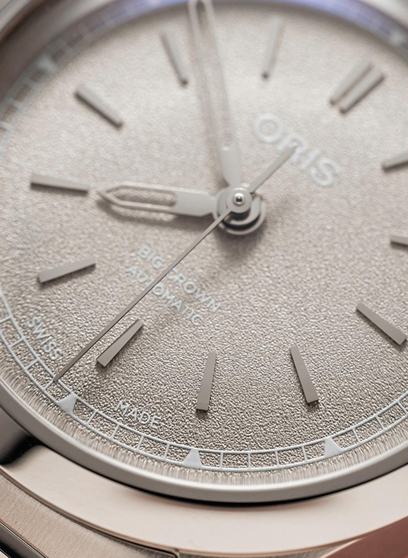 Montre automatique Oris Big Crown en acier inoxydable ORIS Beige