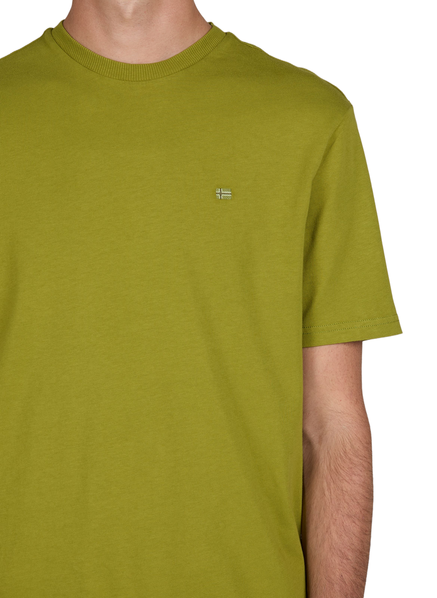 Baumwoll-T-Shirt NAPAPIJRI Khaki