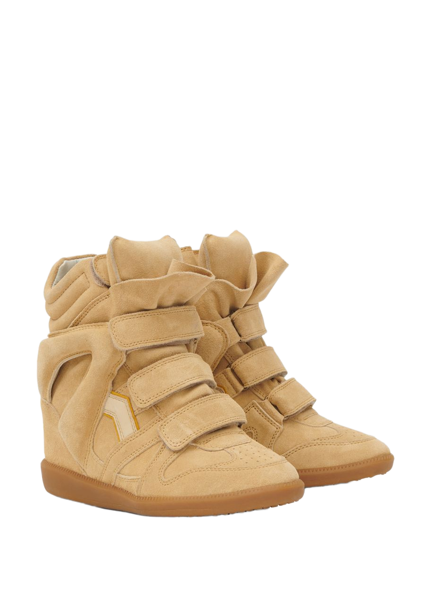 Keil-Sneaker Bekett aus Veloursleder vom Kalb ISABEL MARANT Mehrfarbig