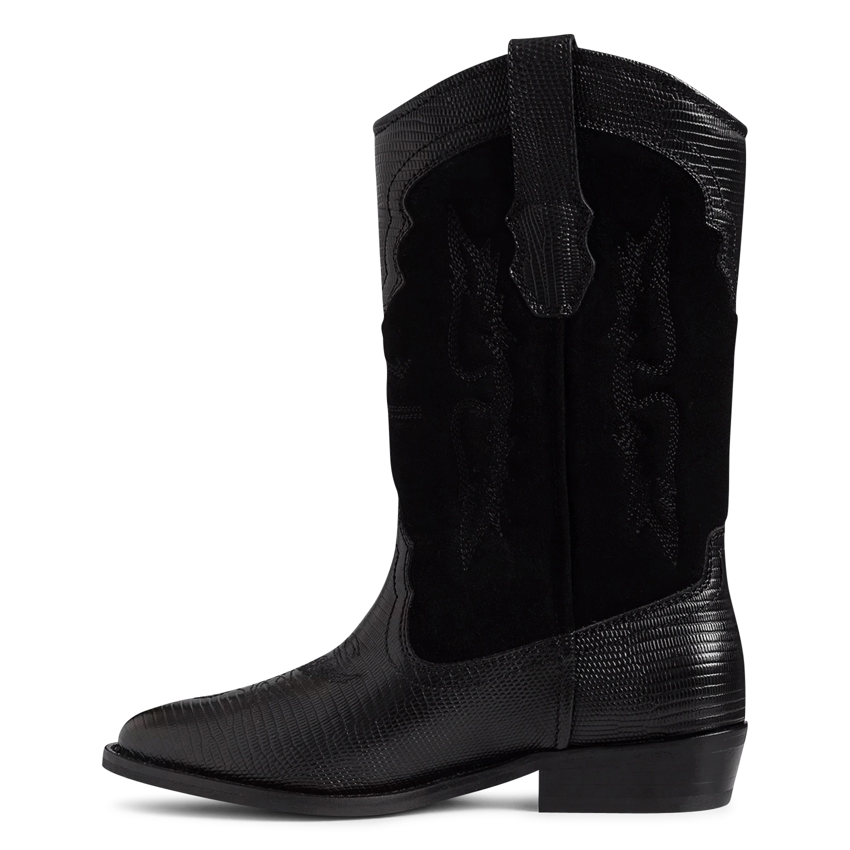 Bottes en cuir tex western ZADIG&VOLTAIRE Noir