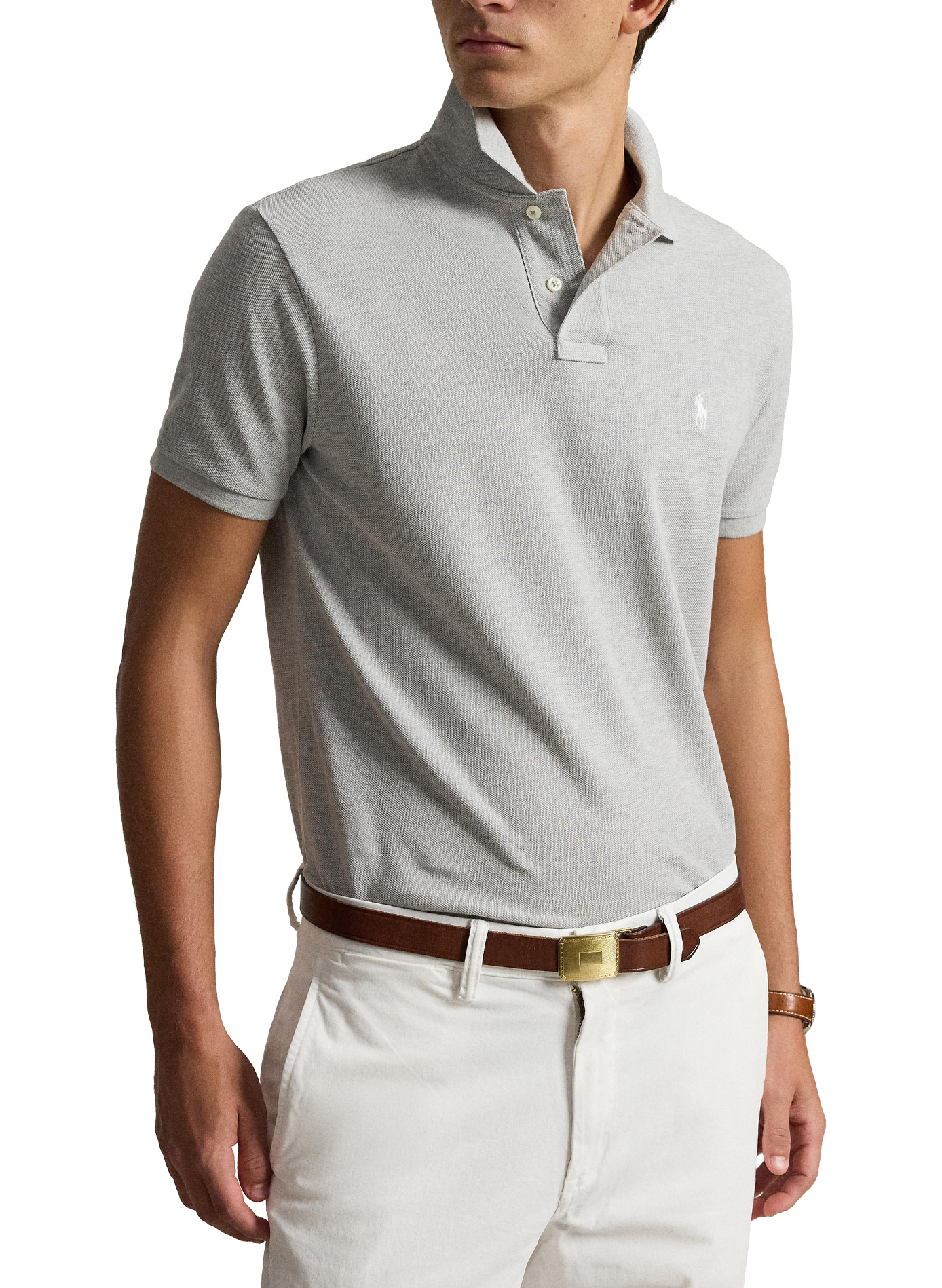 Polo en coton | Gris POLO RALPH LAUREN Homme