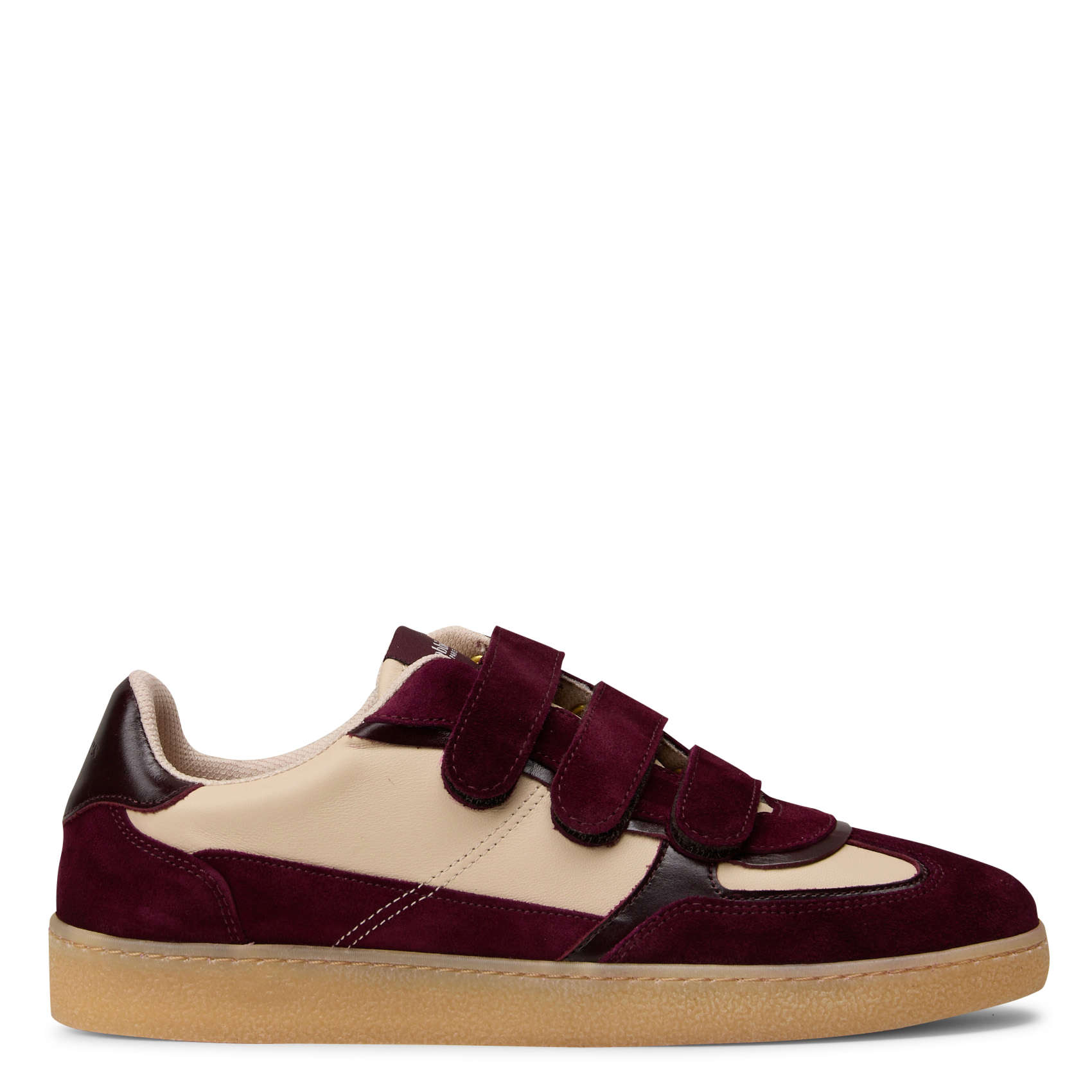 Sneakers met klittenband van lamsleer vesper BOBBIES Paars