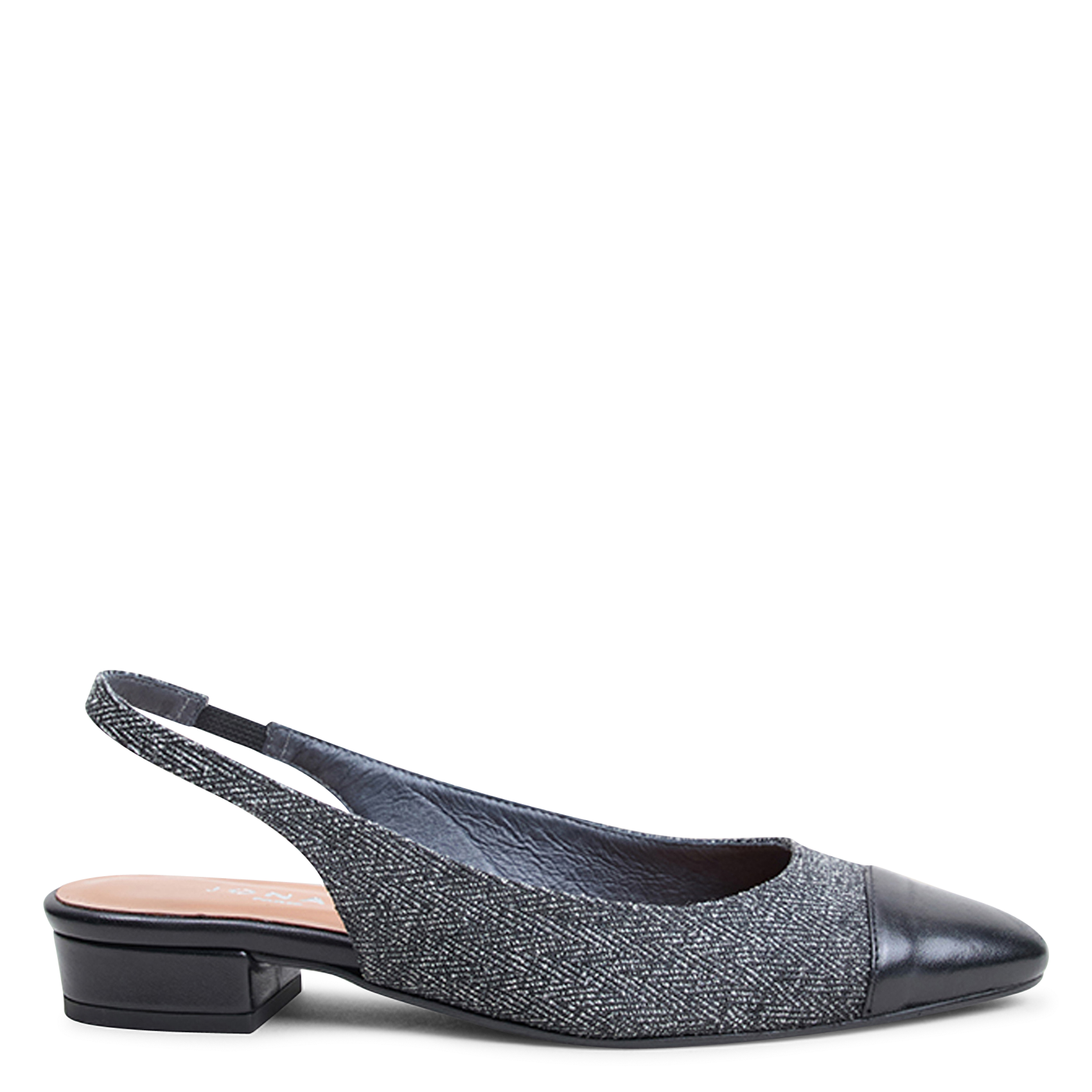 Ballerines slingbacks à petits talons decision JONAK Gris