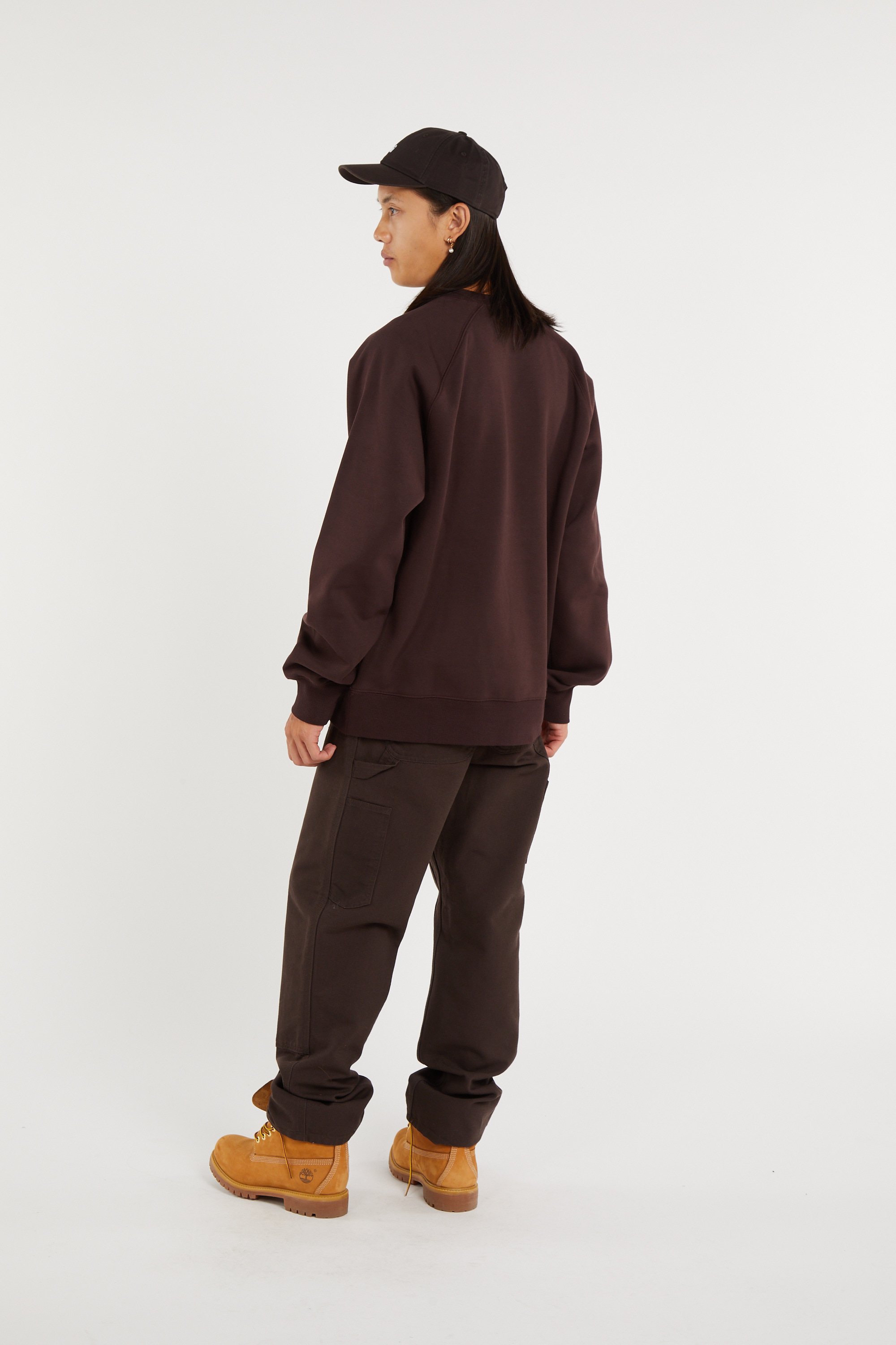 Sweatshirt chase sweat CARHARTT WIP Marron