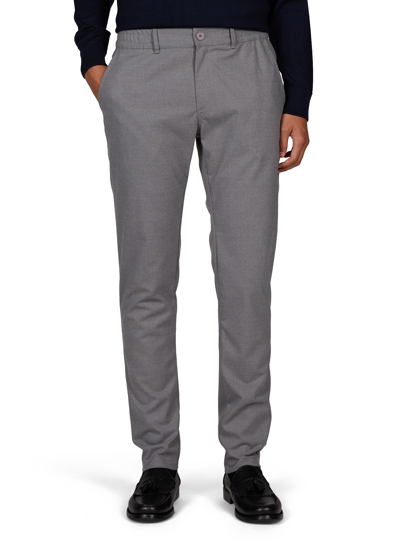 Pantaloni dritti SERGE LIPARI 1789 CALA Grigio