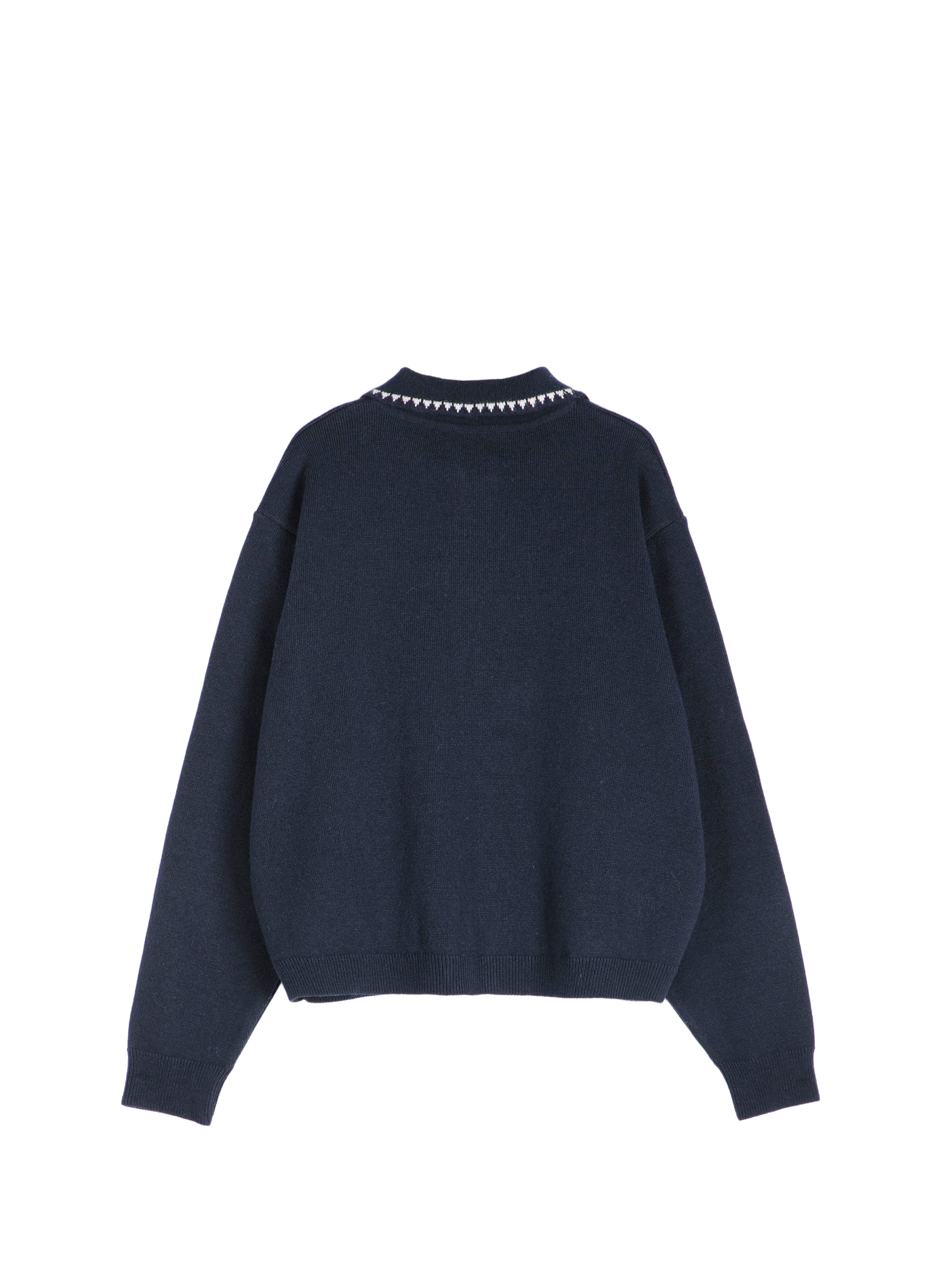 Cardigan droit à détail contrasté BOBO CHOSES Blue