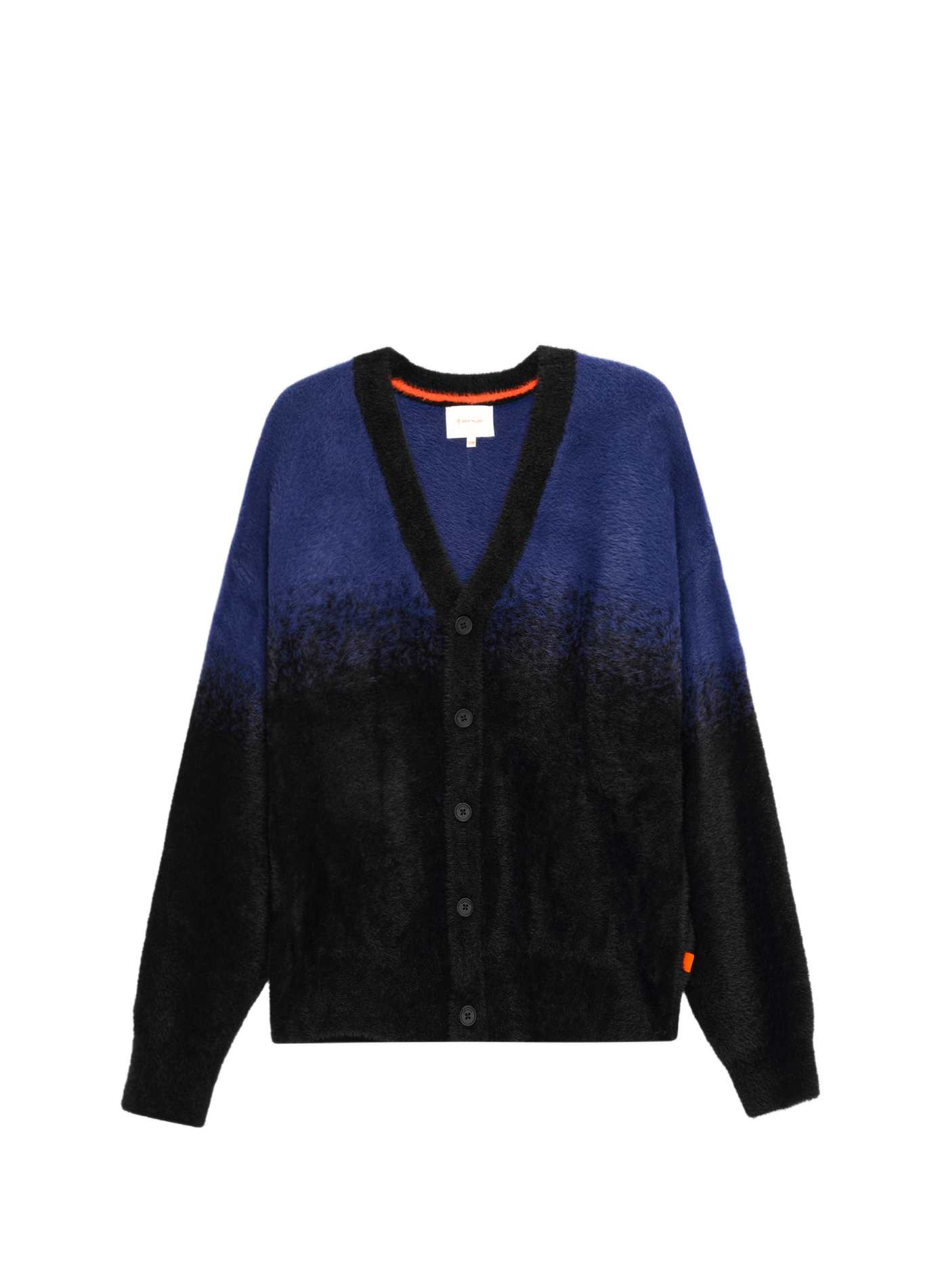 Davide straight-fit gradient cardigan GERTRUDE Blue