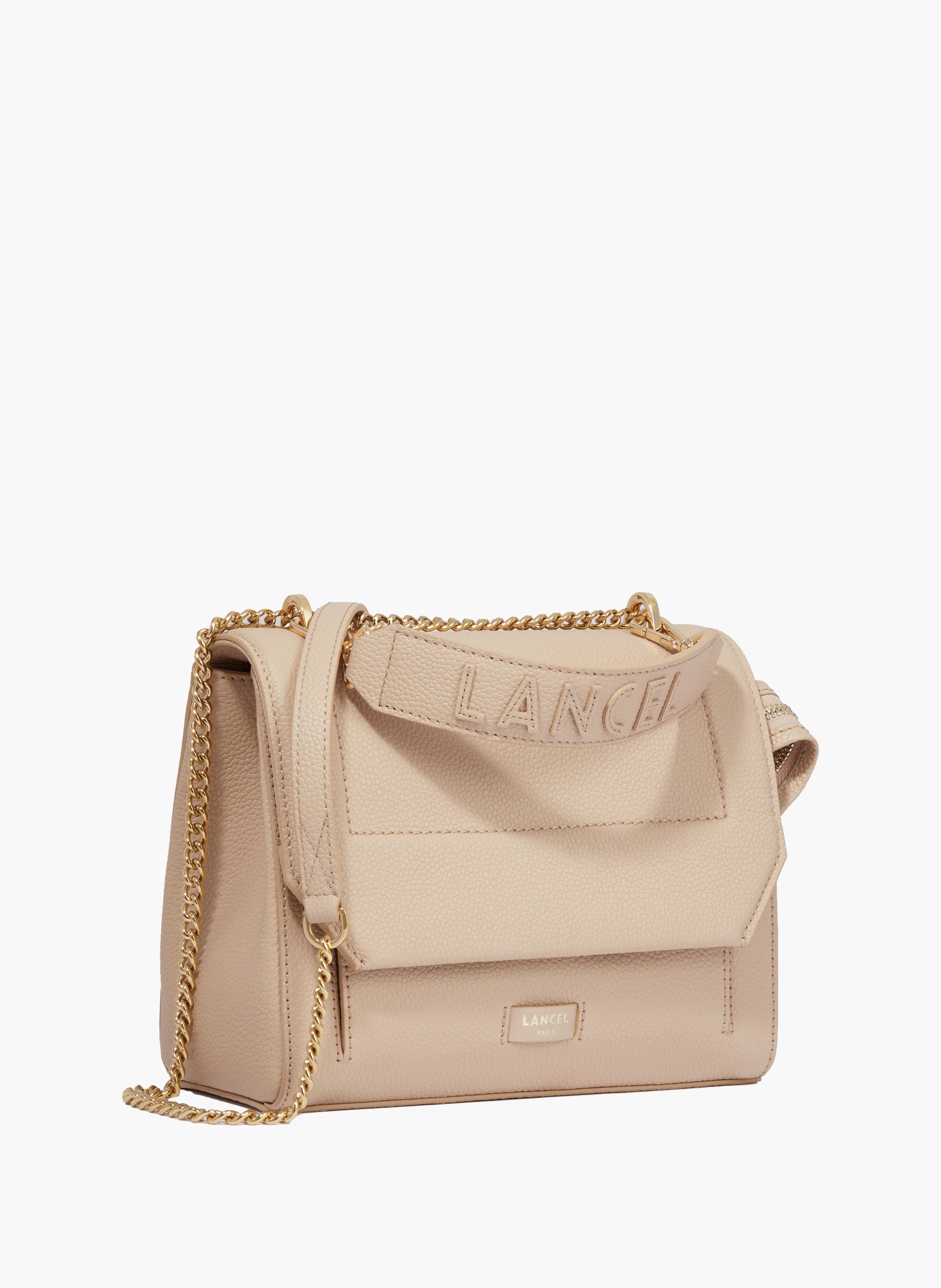 Schoudertas met flap van Lancel in leer | Beige LANCEL Dames