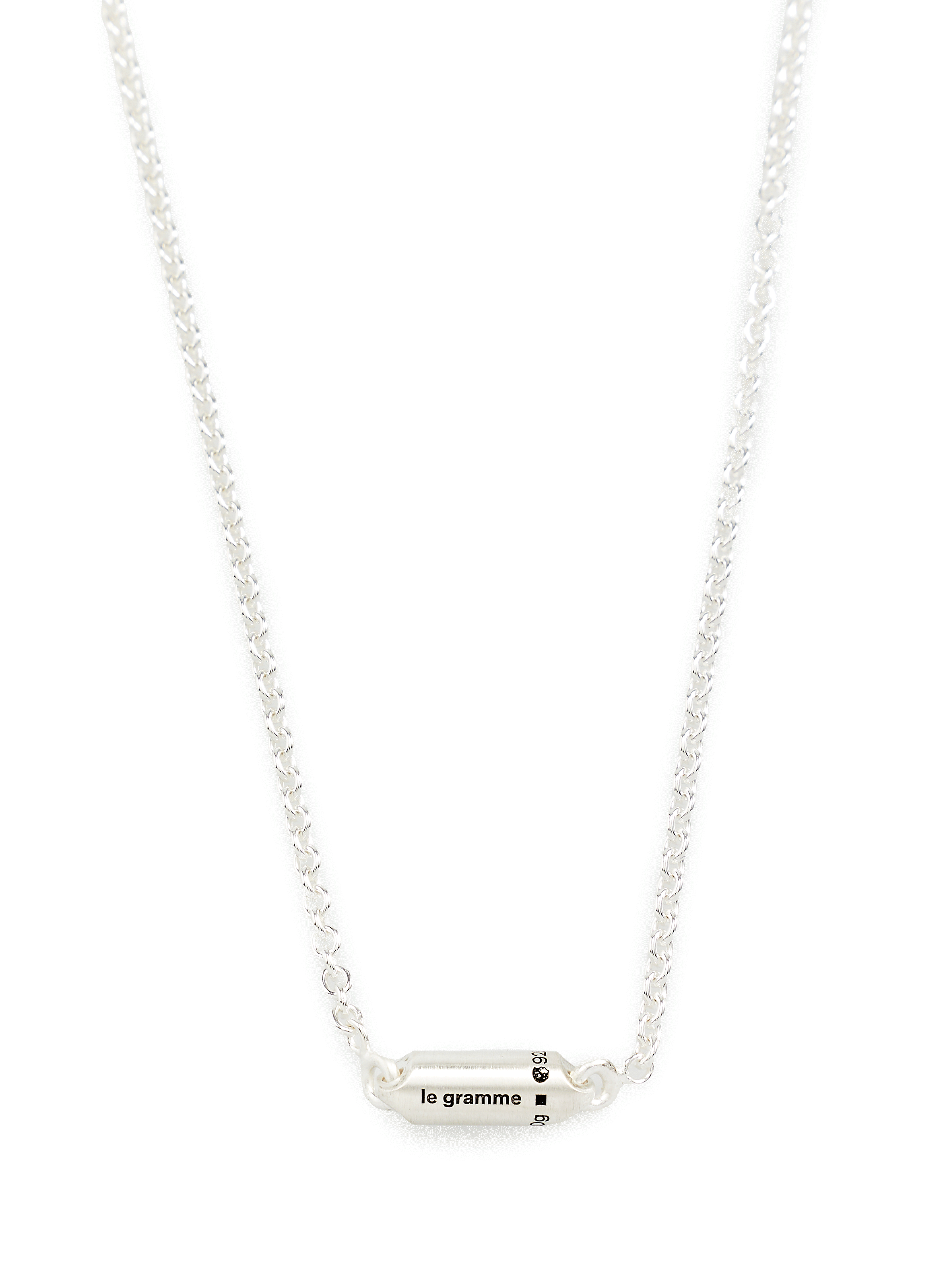 Collier médaille 10g en argent 925 brossé