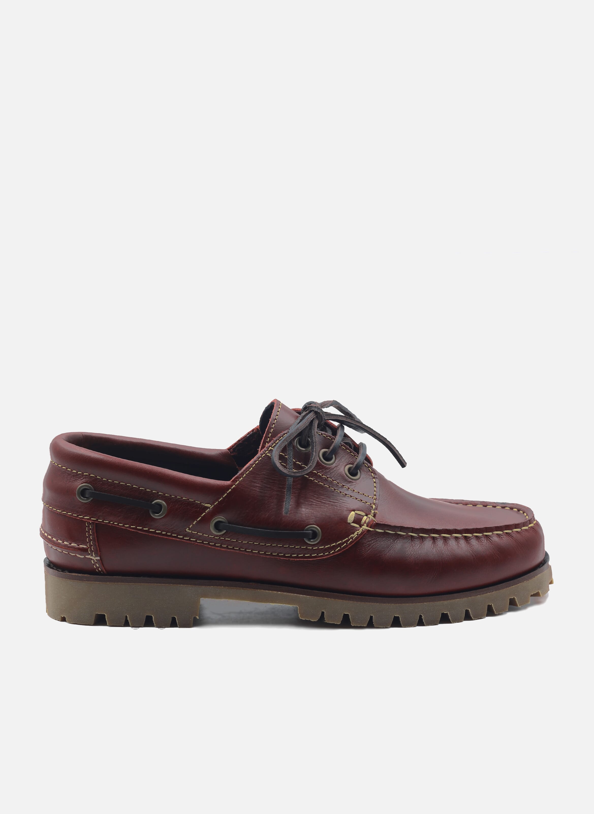 CHAUSSURES BATEAU CRAMPONS EN CUIR JULES JENN pour HOMME