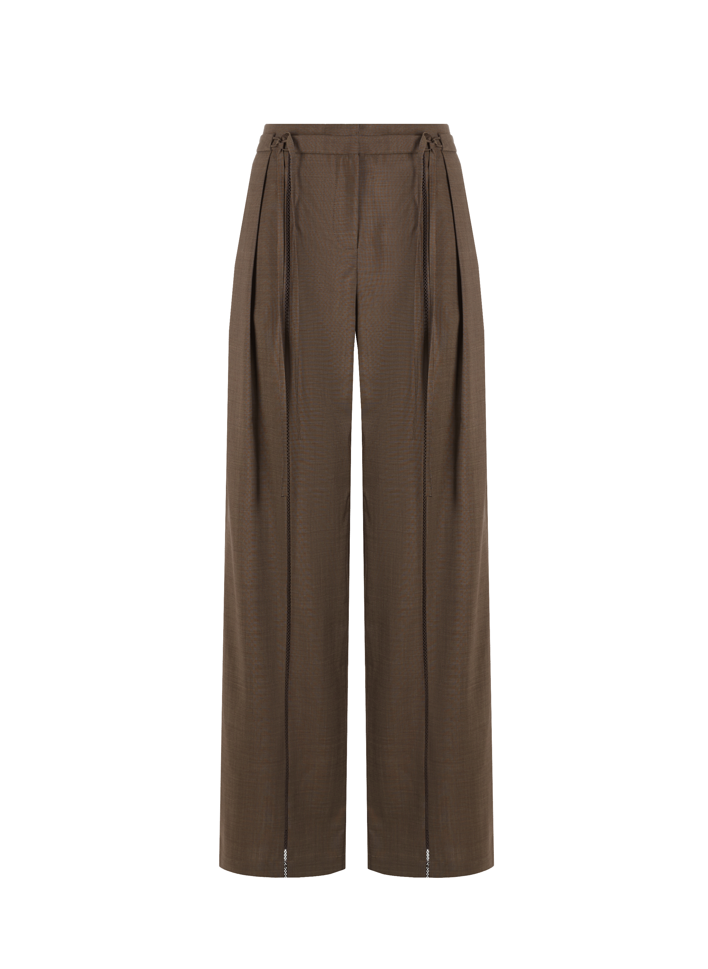Pantalon en laine  EUDON CHOI Marron