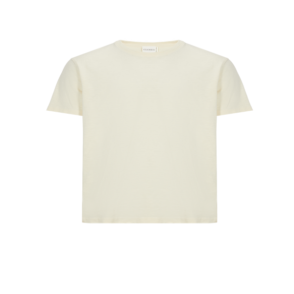 Closed Givenchy Paris 3 Avenue George V T-shirt In Cotton In White
